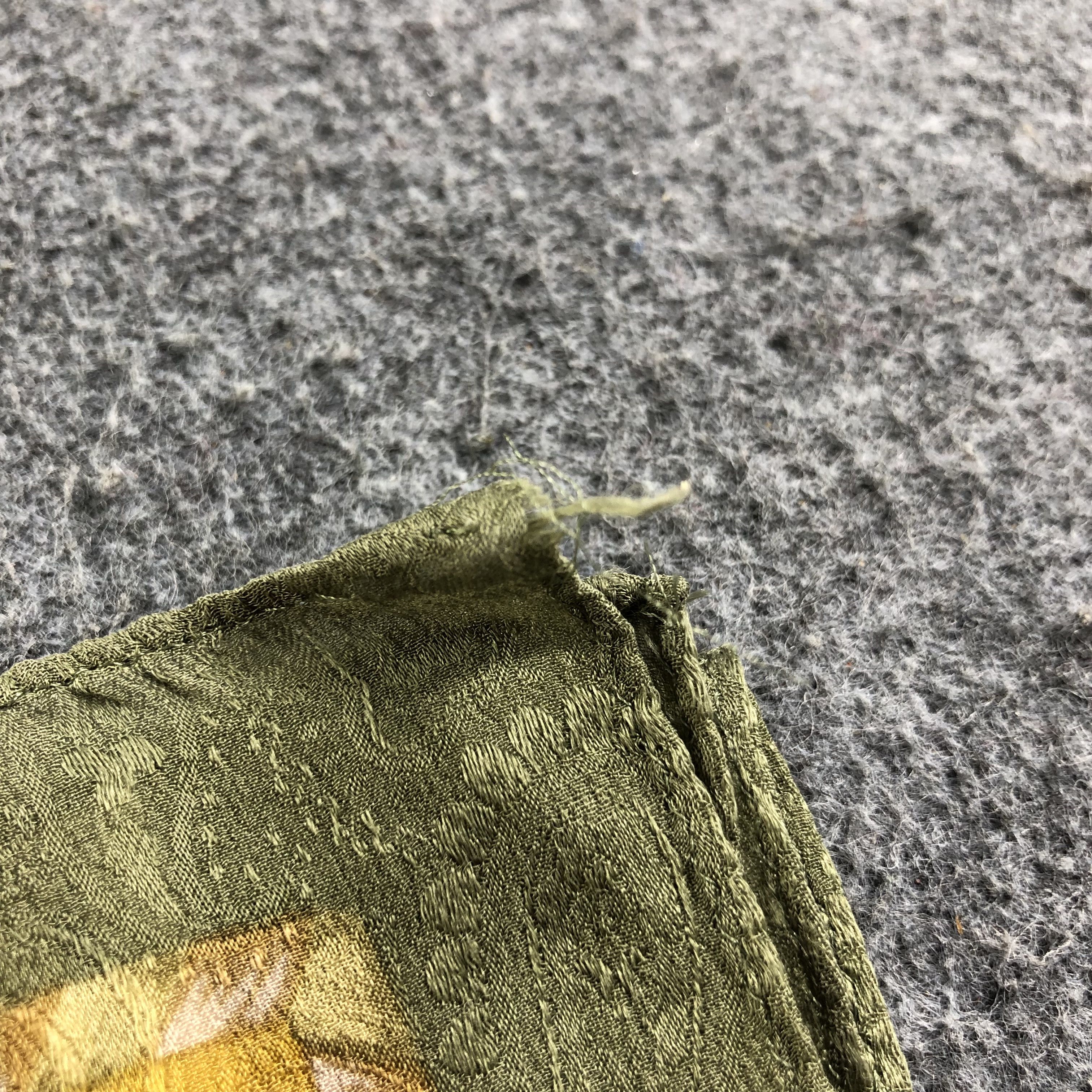 Japanese Brand Sorelle Fontana Paisley Silk Scarf M961 Size ONE SIZE - 7 Thumbnail
