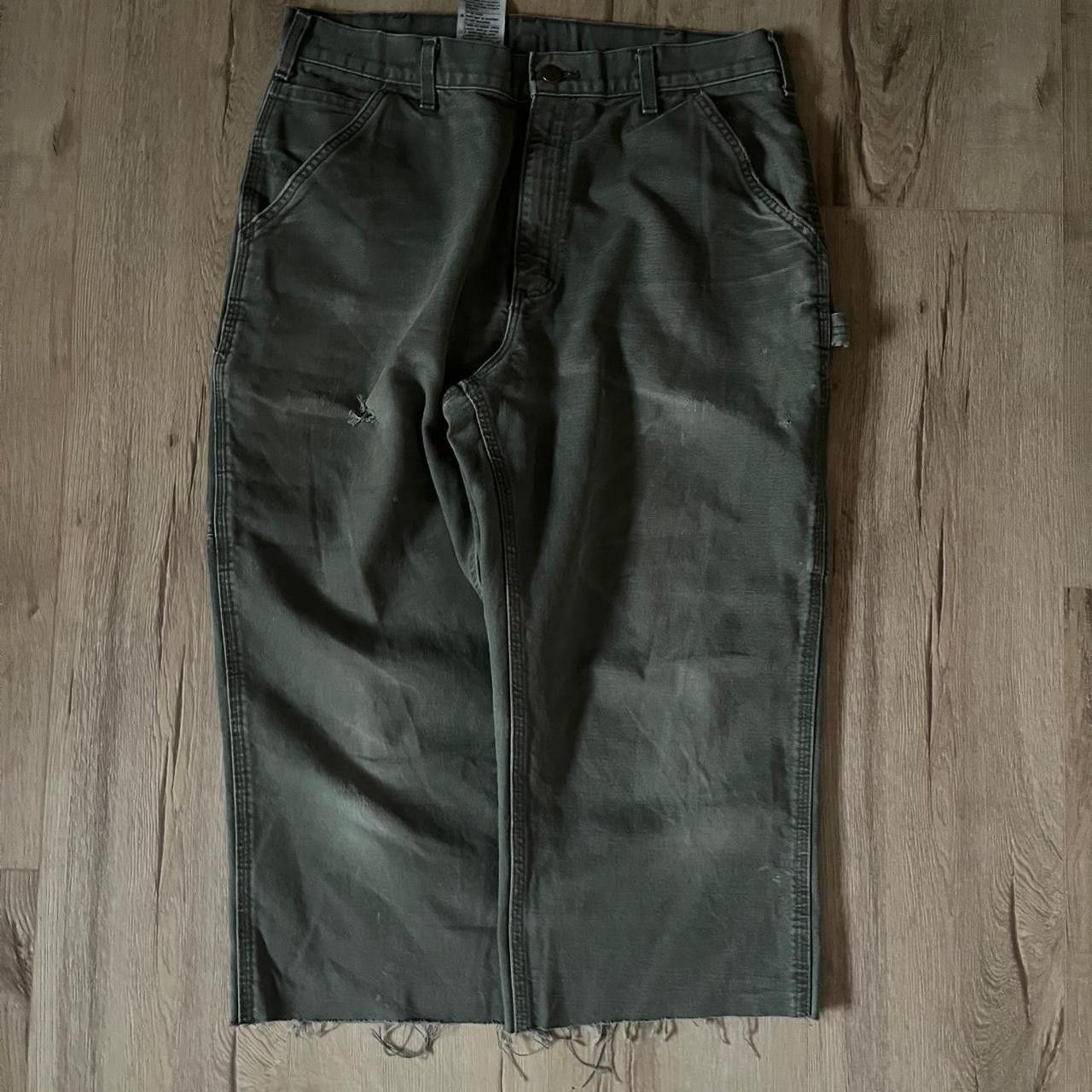 Carhartt Green Moss Canvas Carhartt pants Size US 34 / EU 50 - 3 Thumbnail