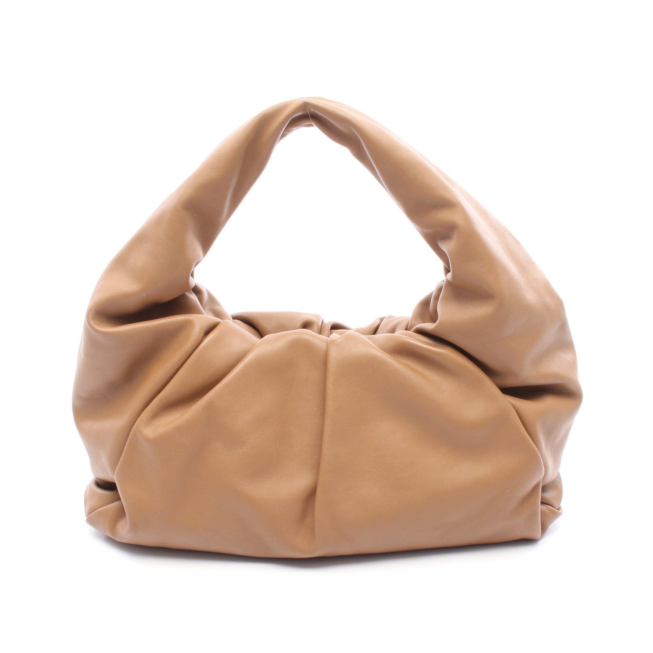 Bottega Veneta Bottega Veneta The Shoulder Pouch Handbag Leather Brown Size ONE SIZE - 1 Thumbnail