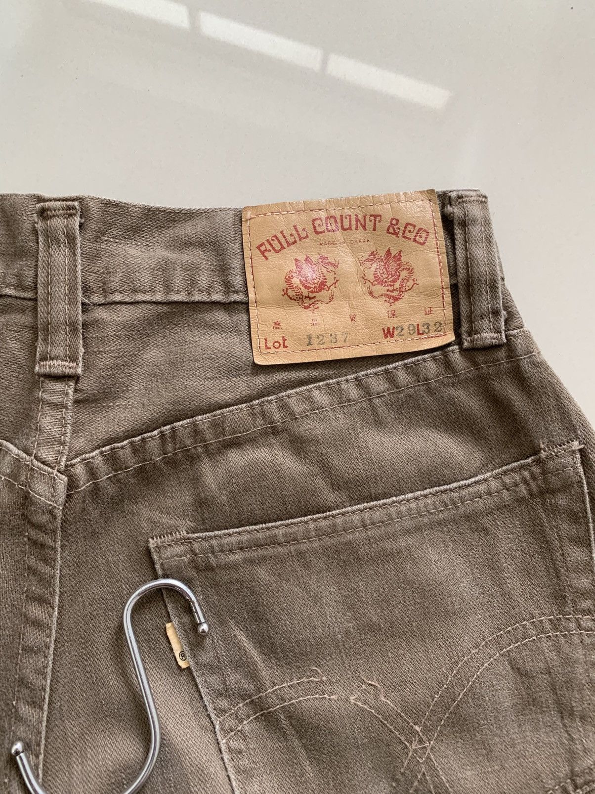 Full Count & Co. Last📦 Full Count & Co Lot 1237 Straight Brown Jeans Size US 28 / EU 44 - 4 Thumbnail