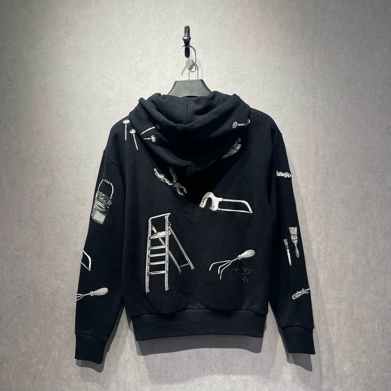 Louis Vuitton LOUIS VUITTON Tool Embroidered Hoodie Size US XS / EU 42 / 0 - 2 Thumbnail