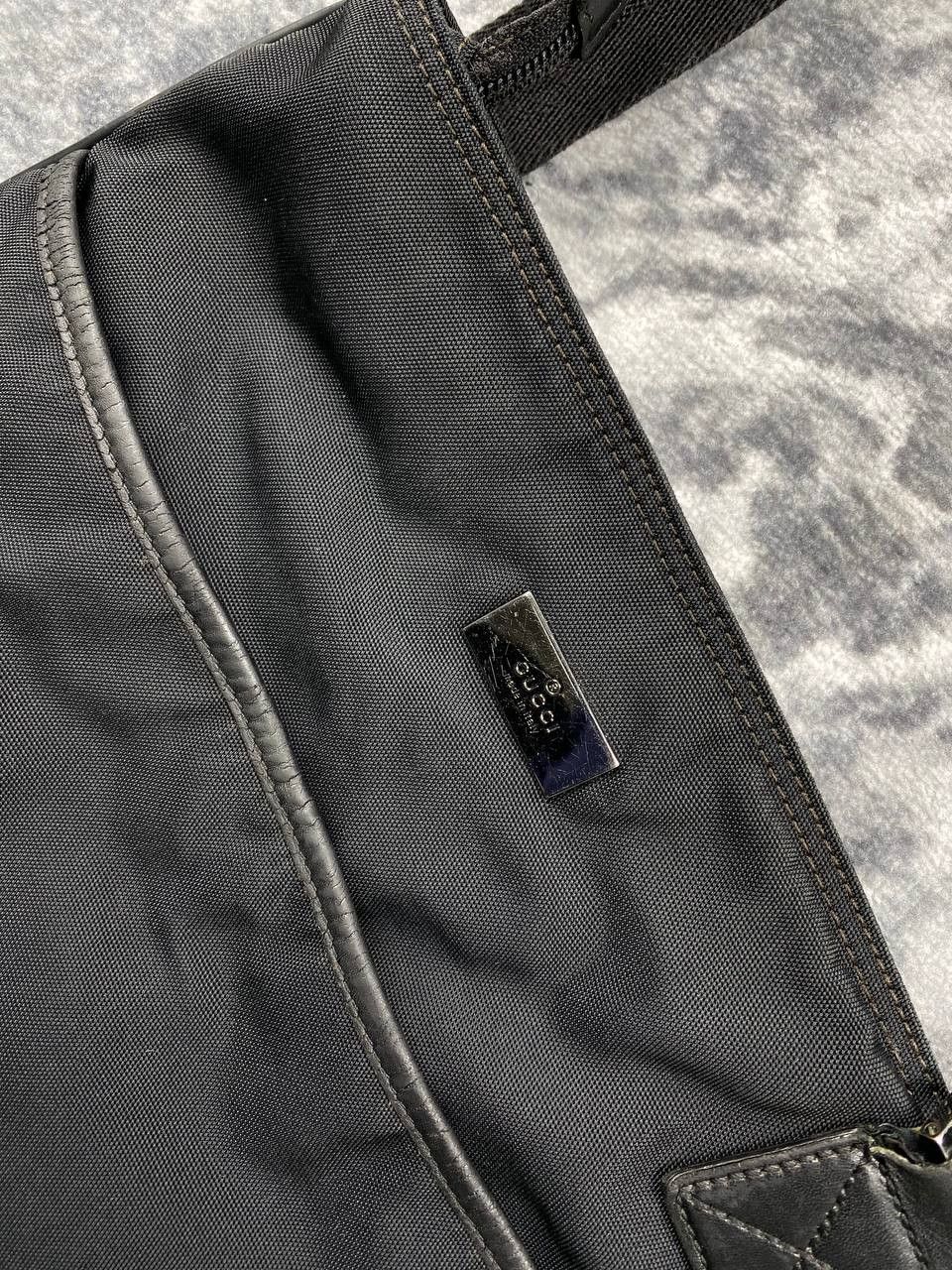 Gucci Gucci Nylon Messenger Bag Men Black Size ONE SIZE - 5 Thumbnail