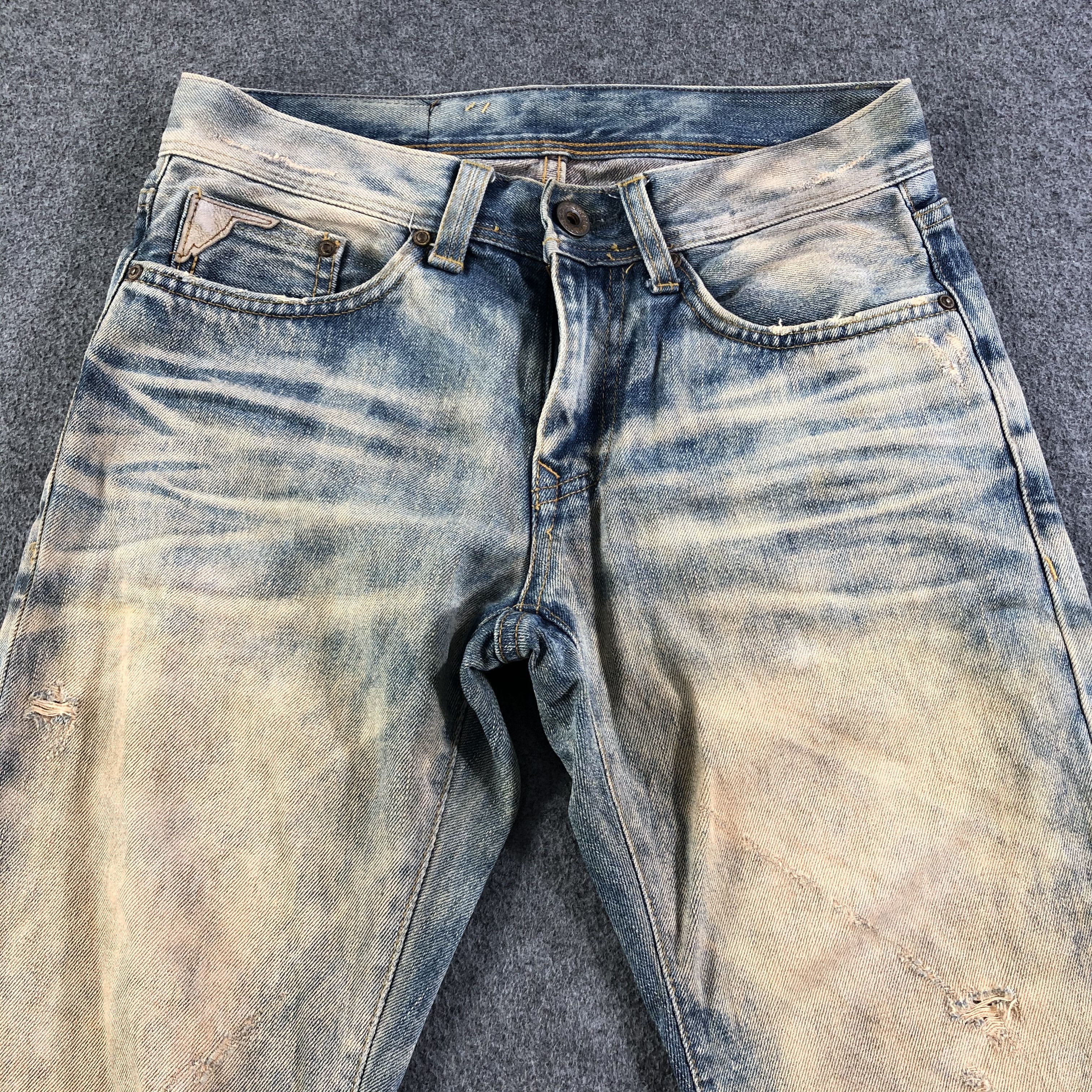 Japanese Brand Japanese Brand A.V.H Jeans Acid Wash Denim -J2832 Size US 31 - 3 Thumbnail