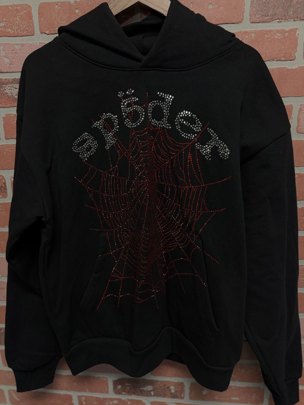 Sp5der Sp5der Worldwide Rhinestone Hoodie Size Medium (NEW) Size US M / EU 48-50 / 2 - 3 Thumbnail