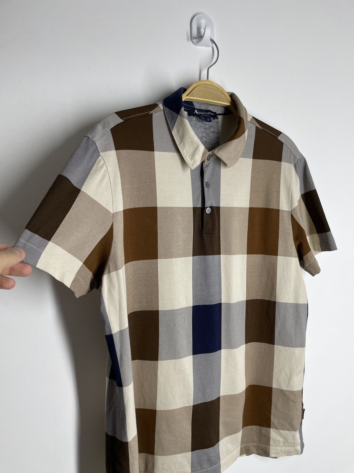 Aquascutum Aquascutum Polo shirt checkered Size US M / EU 48-50 / 2 - 16 Thumbnail