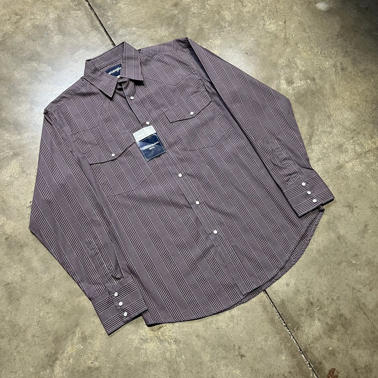 Wrangler Vintage Wrangler Western Pearl Snap Shirt Plaid Cowboy Rodeo Size US M / EU 48-50 / 2 - 2 Thumbnail