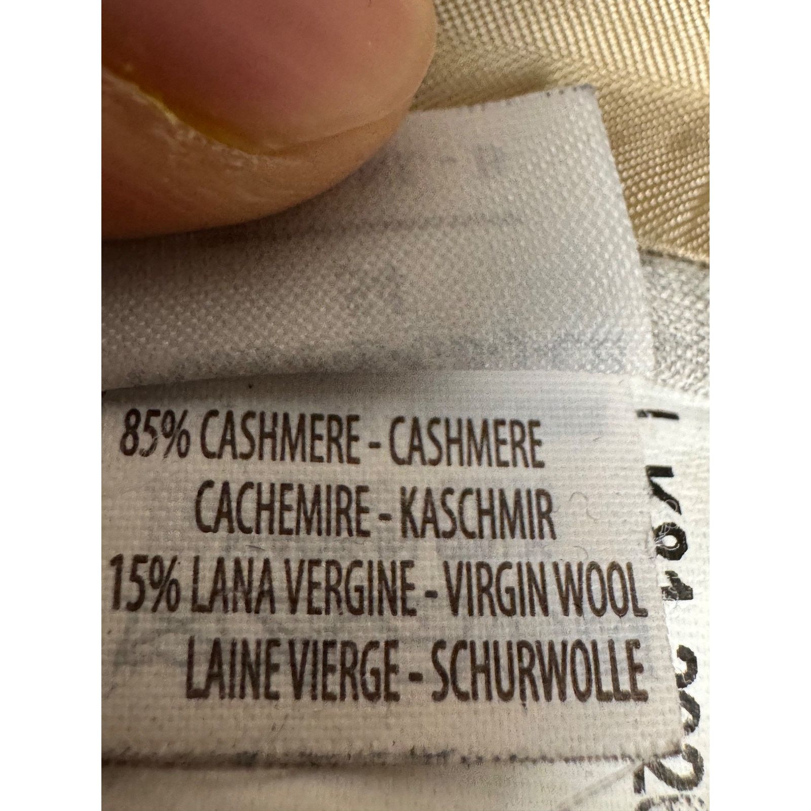 Brunello Cucinelli Brunello Cucinelli Olive Taupe Cashmere Flannel Blazer 44R Size 44R - 2 Thumbnail