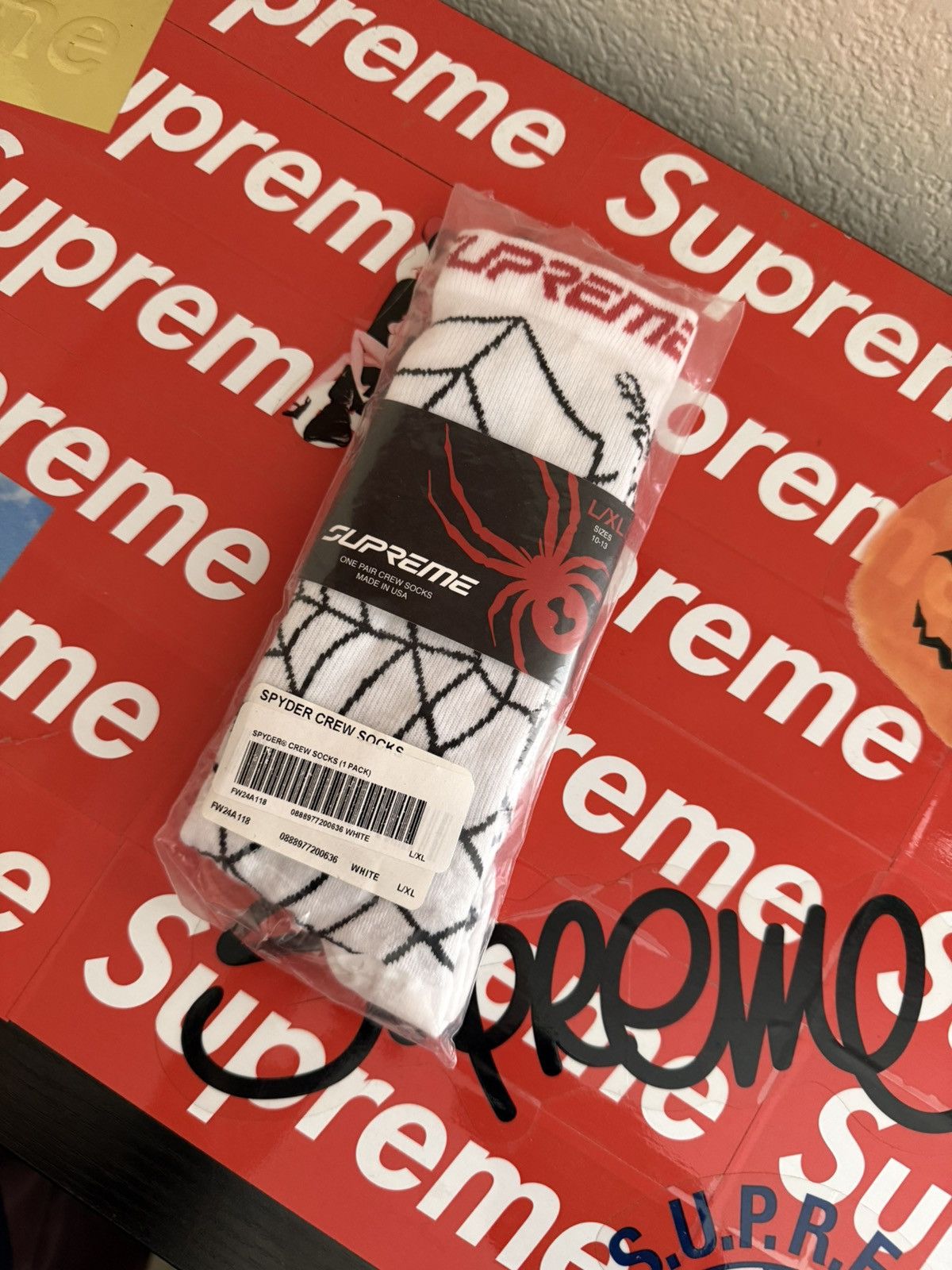 Spyder × Supreme Supreme x Spyder Socks Size ONE SIZE - 1 Thumbnail