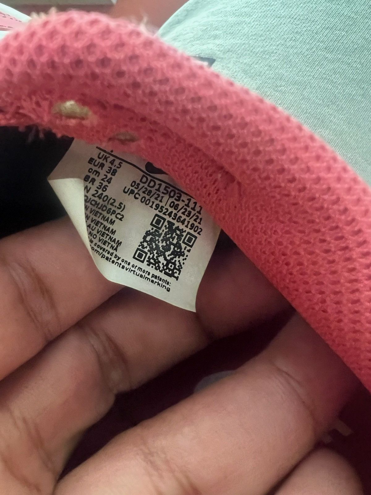 Nike Dunk Low Archeo Pink ( Women’s Sz 7) Size US 7 / IT 37 - 10 Thumbnail