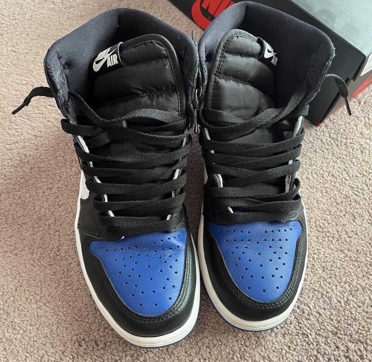 Nike Jordan 1 Royal Toe Size US 8.5 / EU 41-42 - 3 Thumbnail