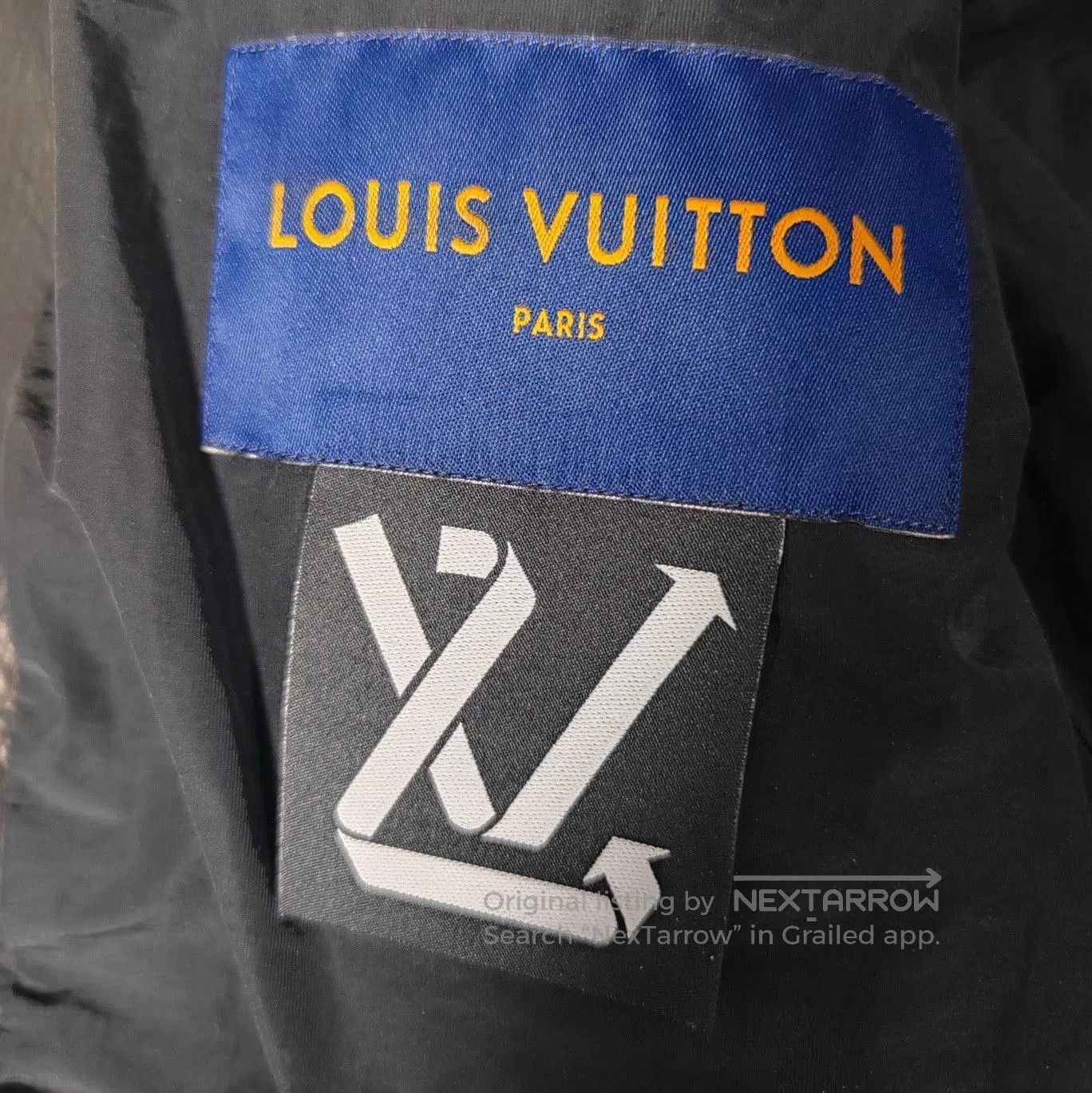 Louis Vuitton black embroidered leather pilot jacket. Size US M / EU 48-50 / 2 - 2 Thumbnail