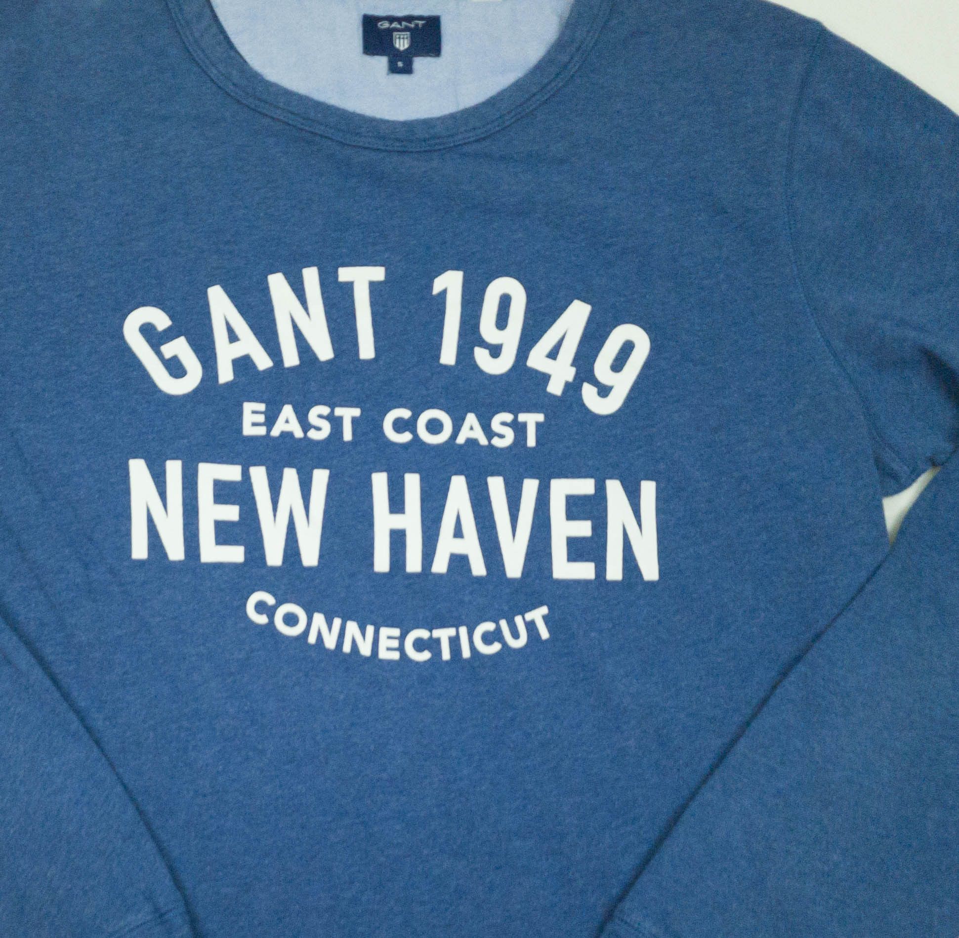 Gant Gant mens top sweatshirt size M (LABEL S) gc Size US M / EU 48-50 / 2 - 4 Thumbnail