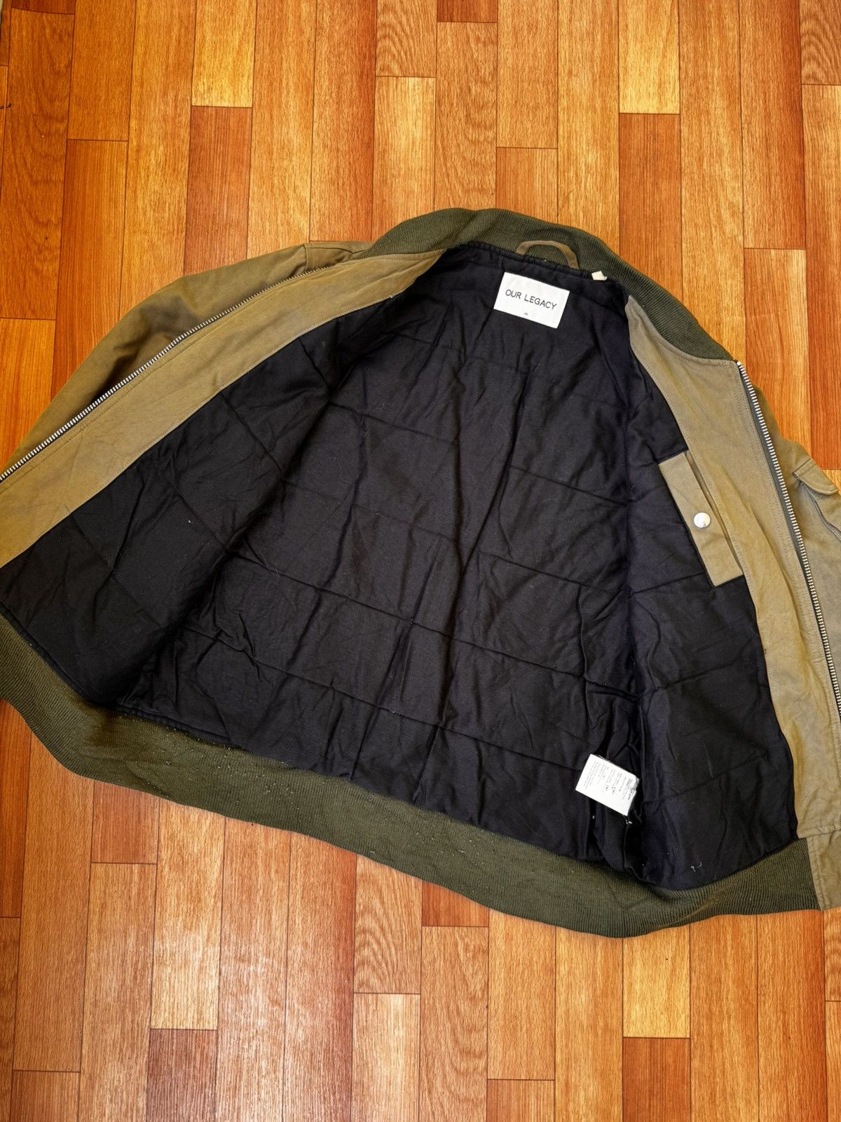 Our Legacy Our Legacy AW 14 Fade Olive Bomber Size US M / EU 48-50 / 2 - 7 Thumbnail