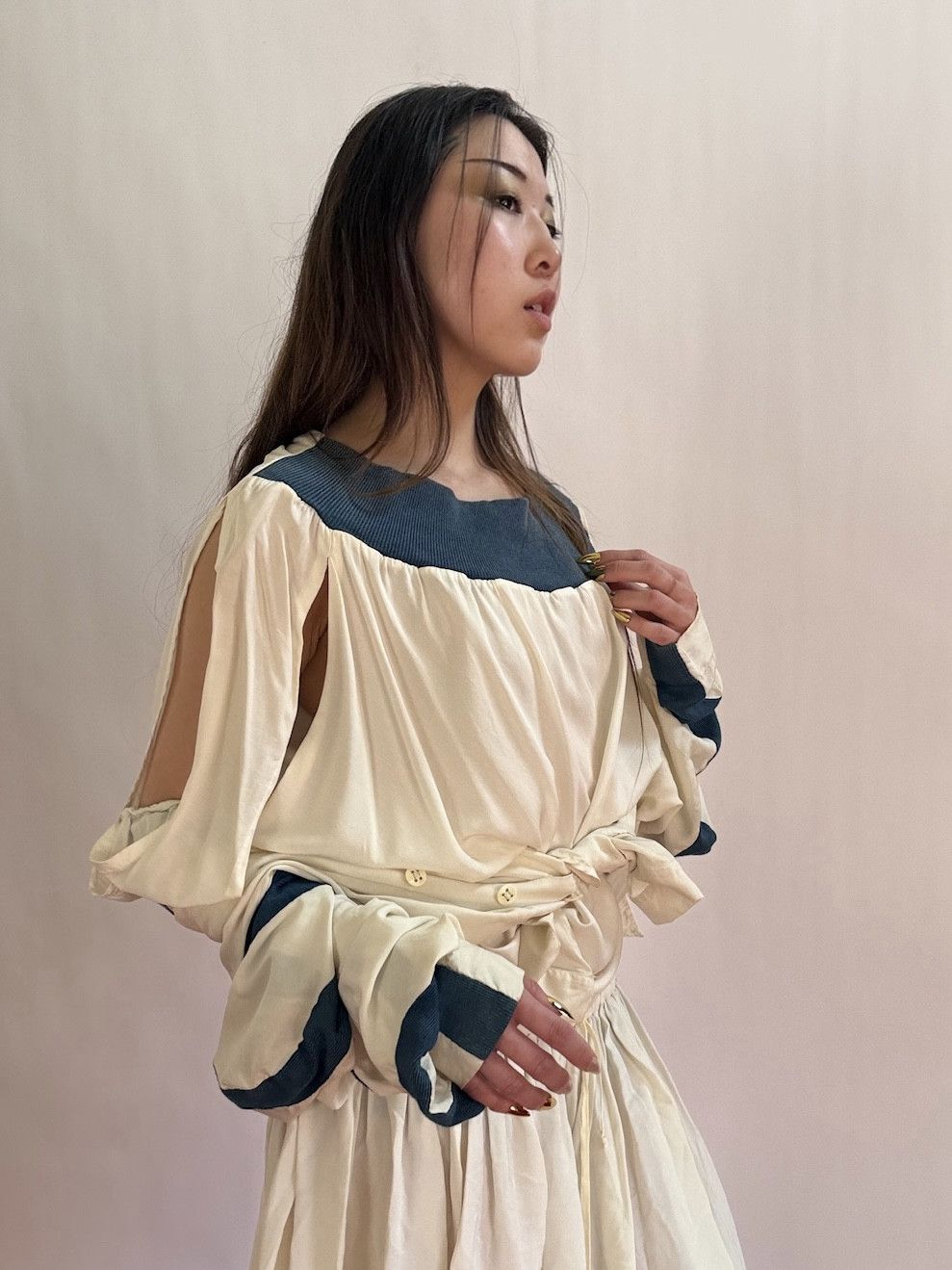 Vivienne Westwood 2016 Silk Blend Button Up Andreas Kronthaler Top Size M / US 6-8 / IT 42-44 - 3 Thumbnail