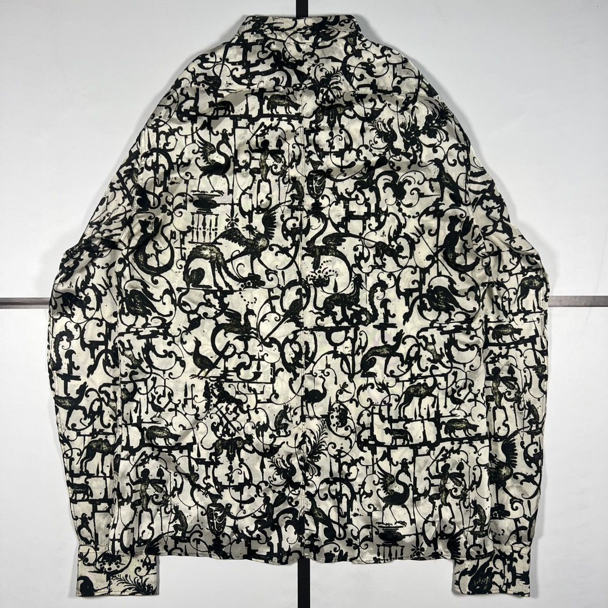 Dries Van Noten |[ SS17 Dries Van Noten Printed Viscose Button Up Shirt ]| Size US M / EU 48-50 / 2 - 7 Thumbnail