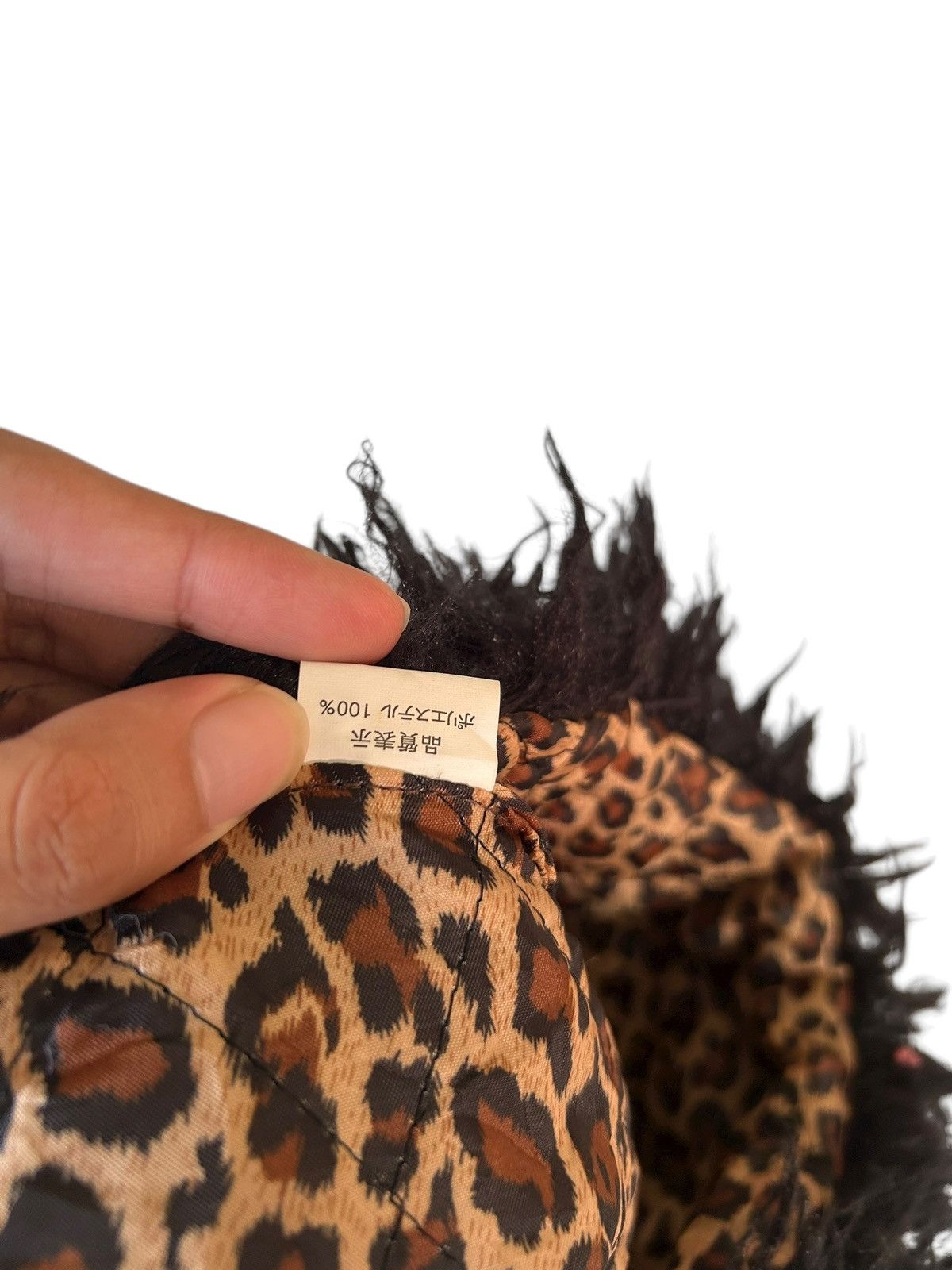 Kapital Mohawak Japanese Punk Bondage Style Fake Hair Fur Beanie Hat Size ONE SIZE - 7 Thumbnail