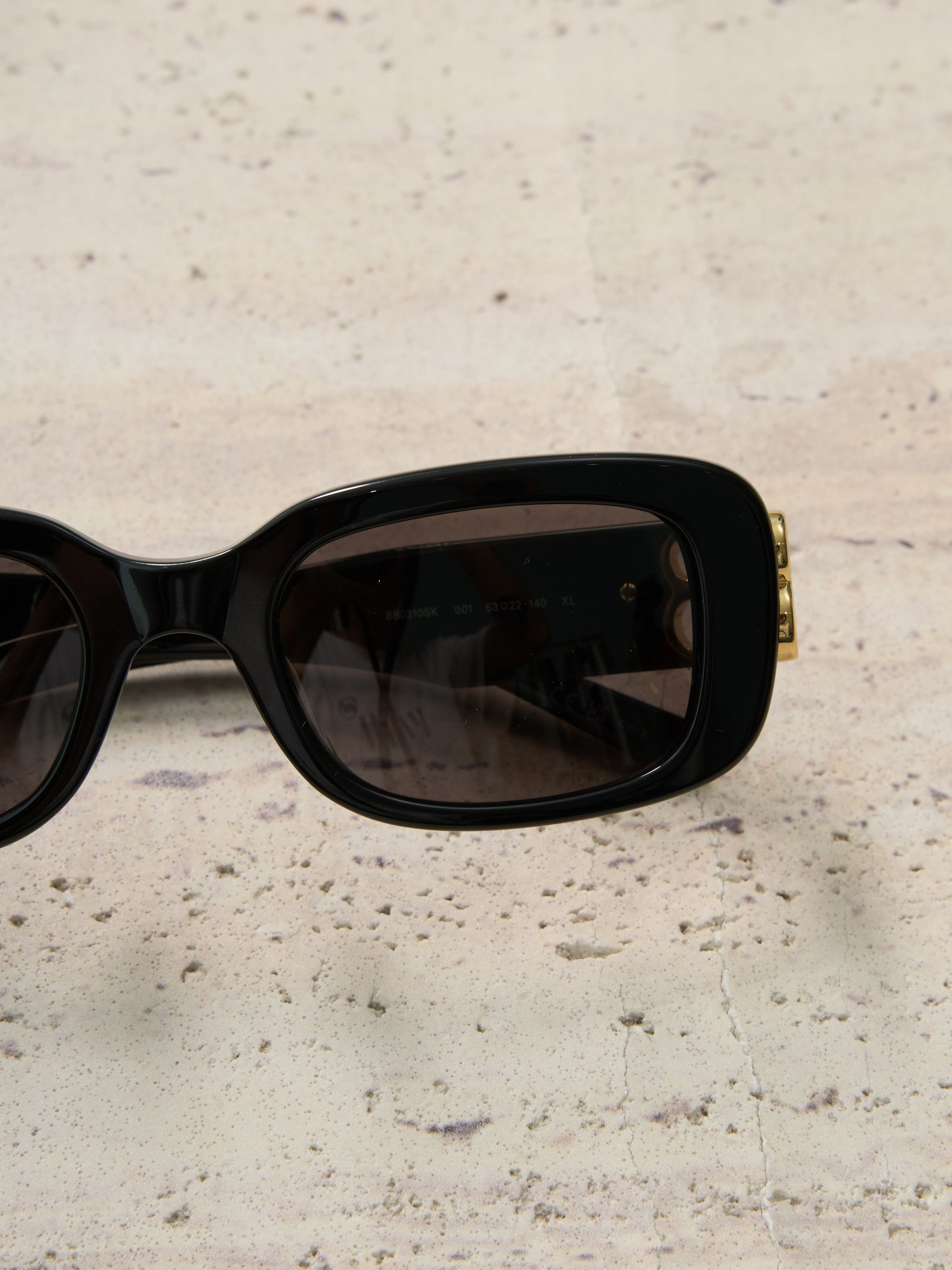 Balenciaga BALENCIAGA BB0310SK 001 Sunglasses BLACK Size ONE SIZE - 11 Thumbnail