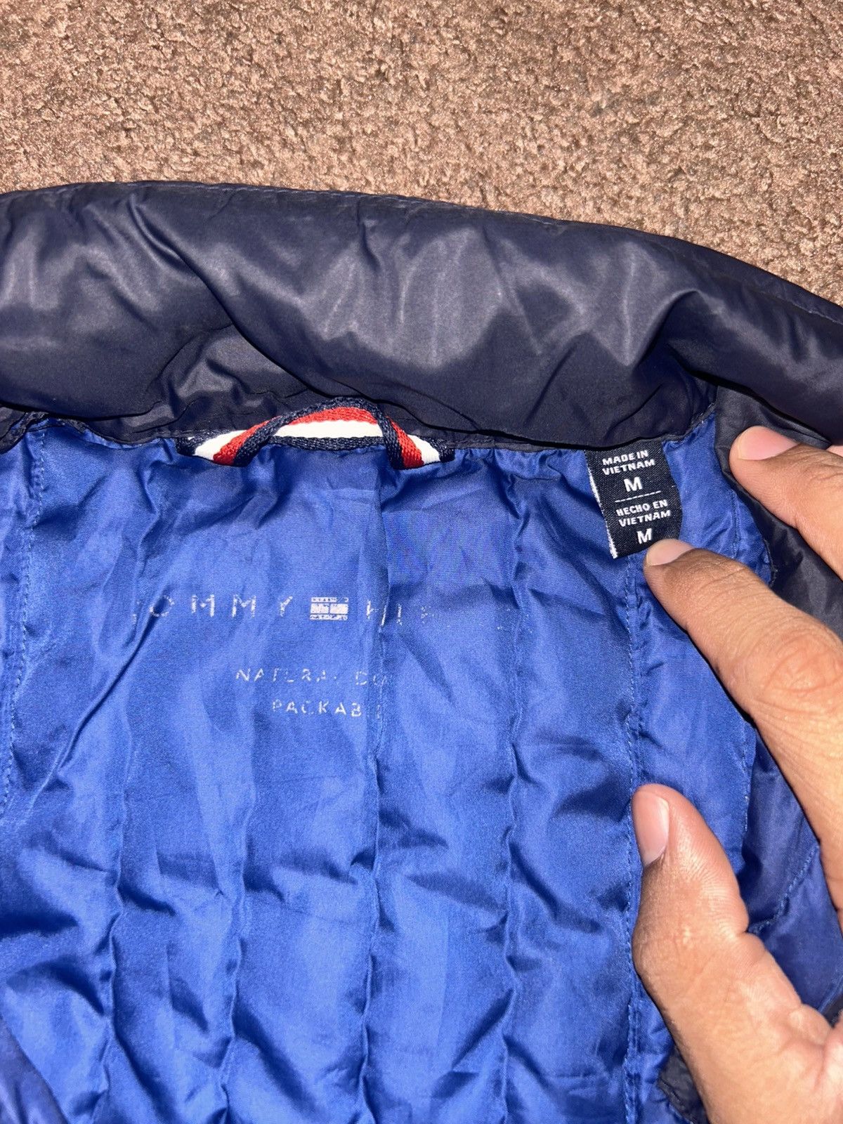 Tommy Hilfiger Tommy Hilfiger, blue puffer jacket Size US M / EU 48-50 / 2 - 2 Thumbnail