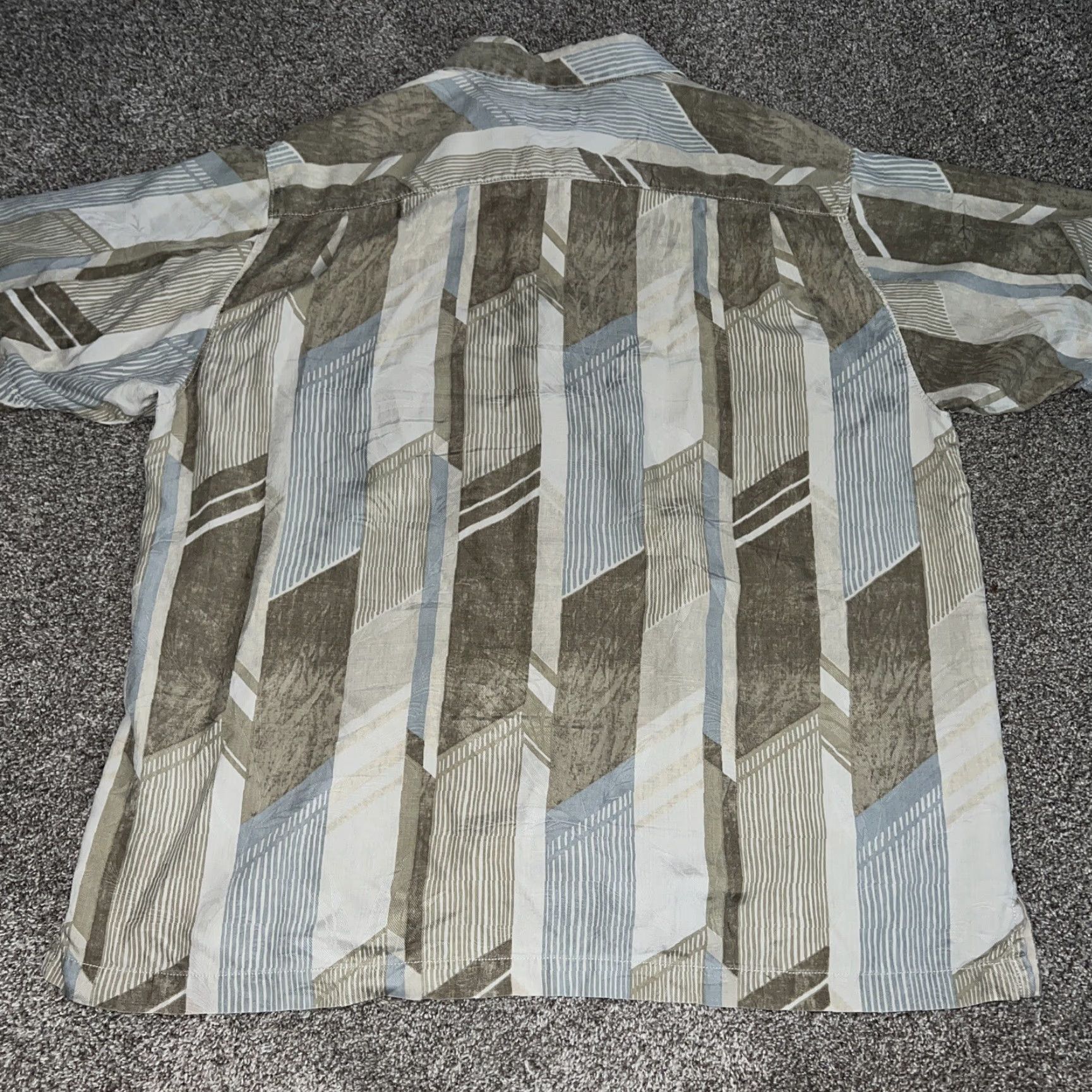 Tommy Bahama VINTAGE Tommy Bahama Beige Hawaiian Shirt Mens XL Short Sleeve Button-Up Size US XL / EU 56 / 4 - 4 Thumbnail