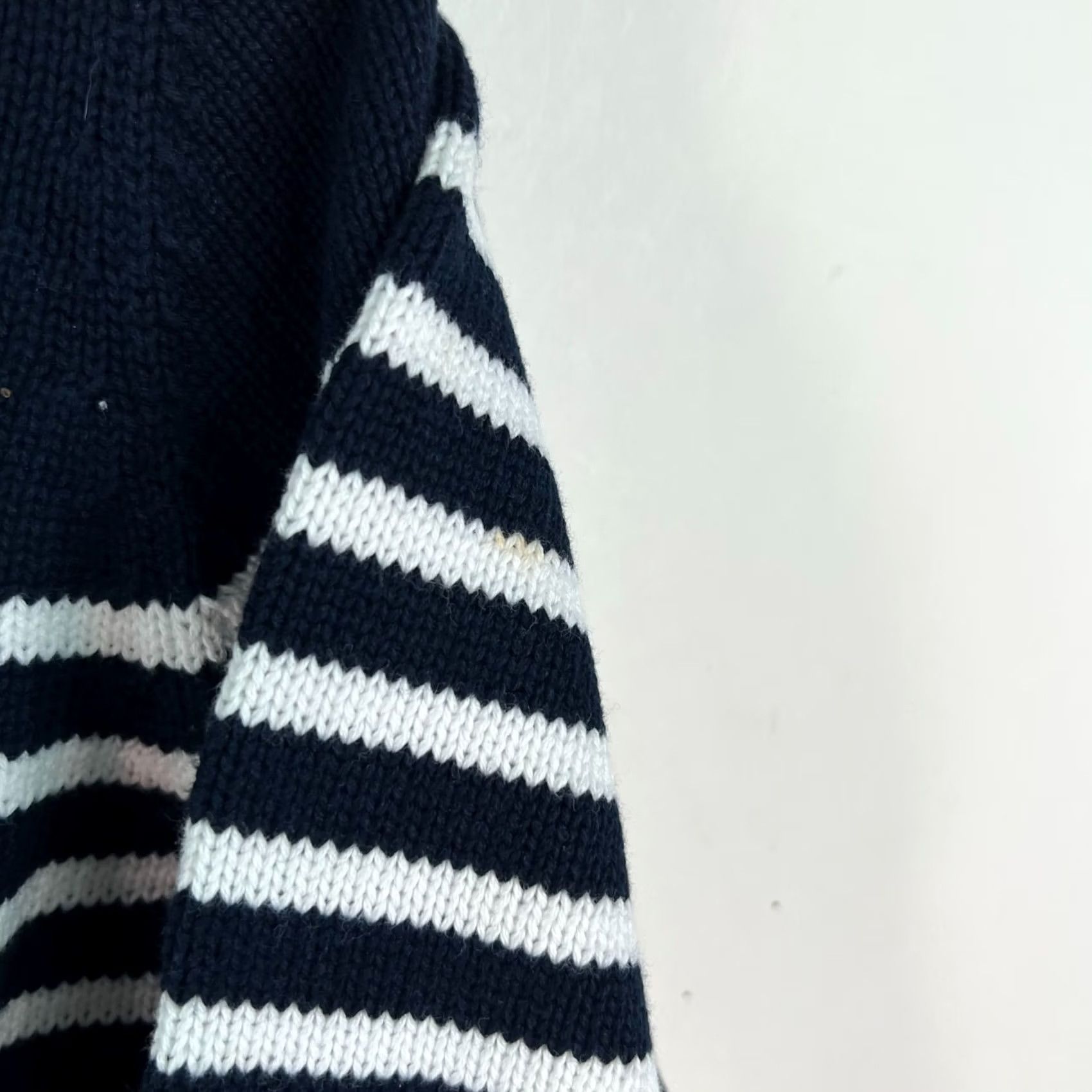 Nautica Norton Womens Nautical Blue Knit Sweater Size PXL Long Sleeve Pullover Size XL / US 12-14 / IT 48-50 - 2 Thumbnail