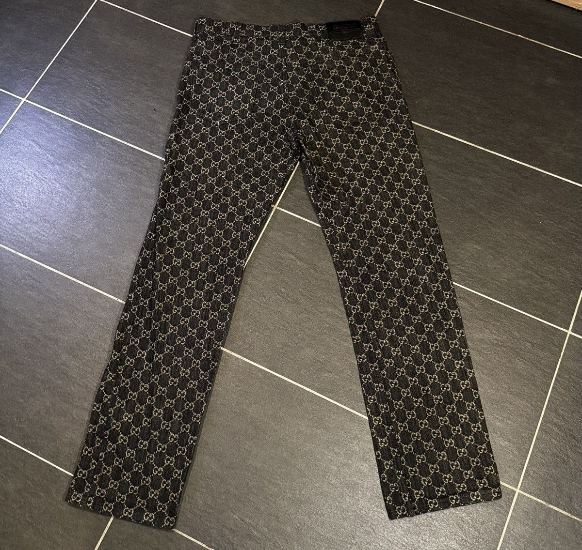 Gucci Gucci GG Monogram Denim Jeans Size US 32 / EU 48 - 4 Thumbnail
