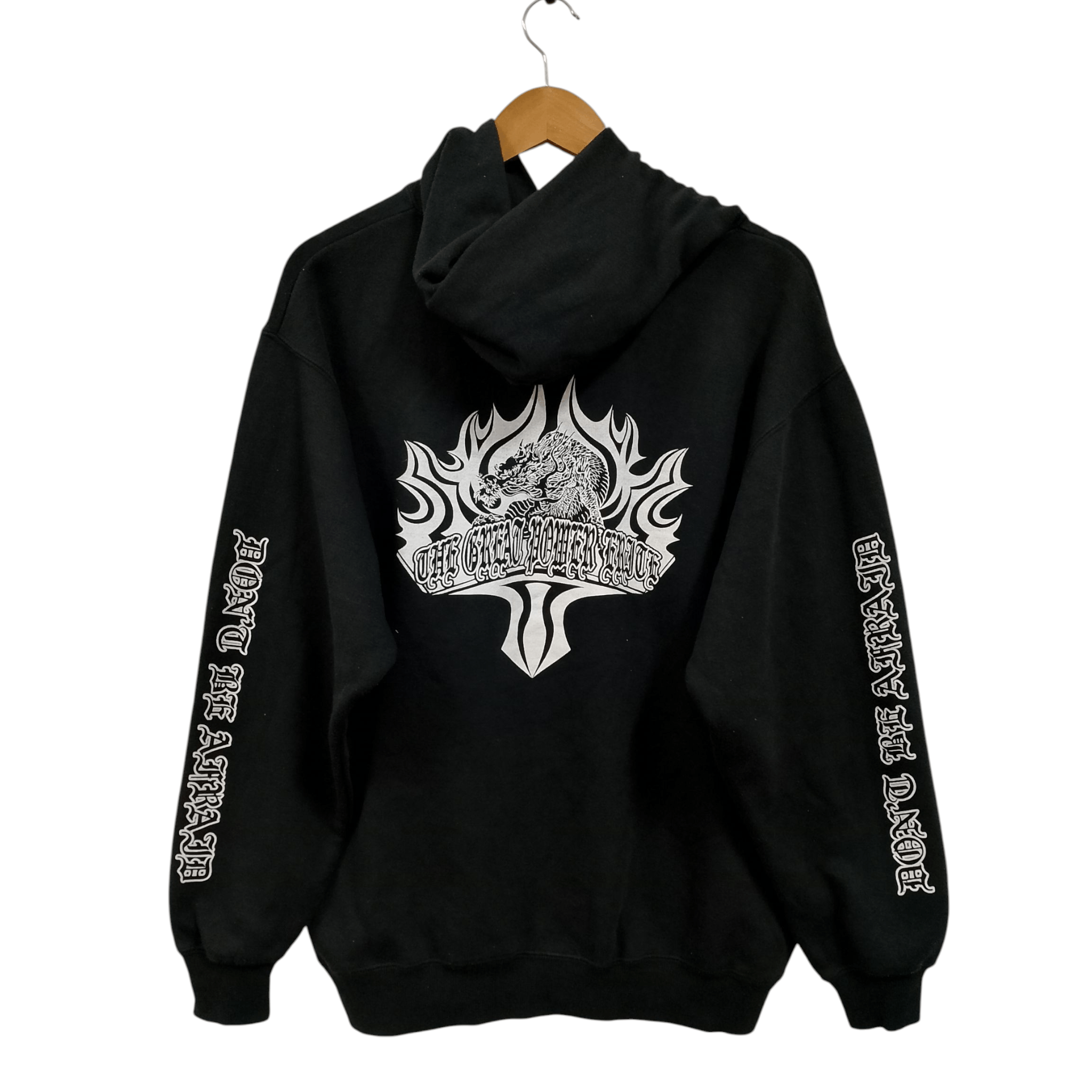 Japanese Brand Dig Deep Flame Graphic Hoodie Y2K Streetwear Size US L / EU 52-54 / 3 - 2 Thumbnail