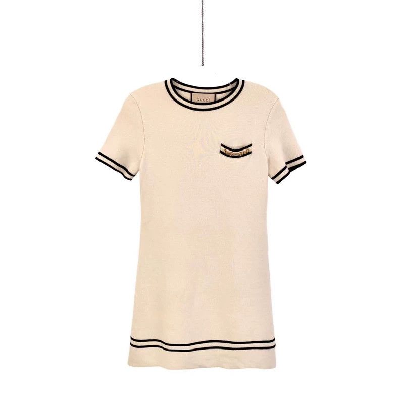Gucci Gucci Wool beige horse buckle dress Size XS / US 0-2 / IT 36-38 - 1 Thumbnail