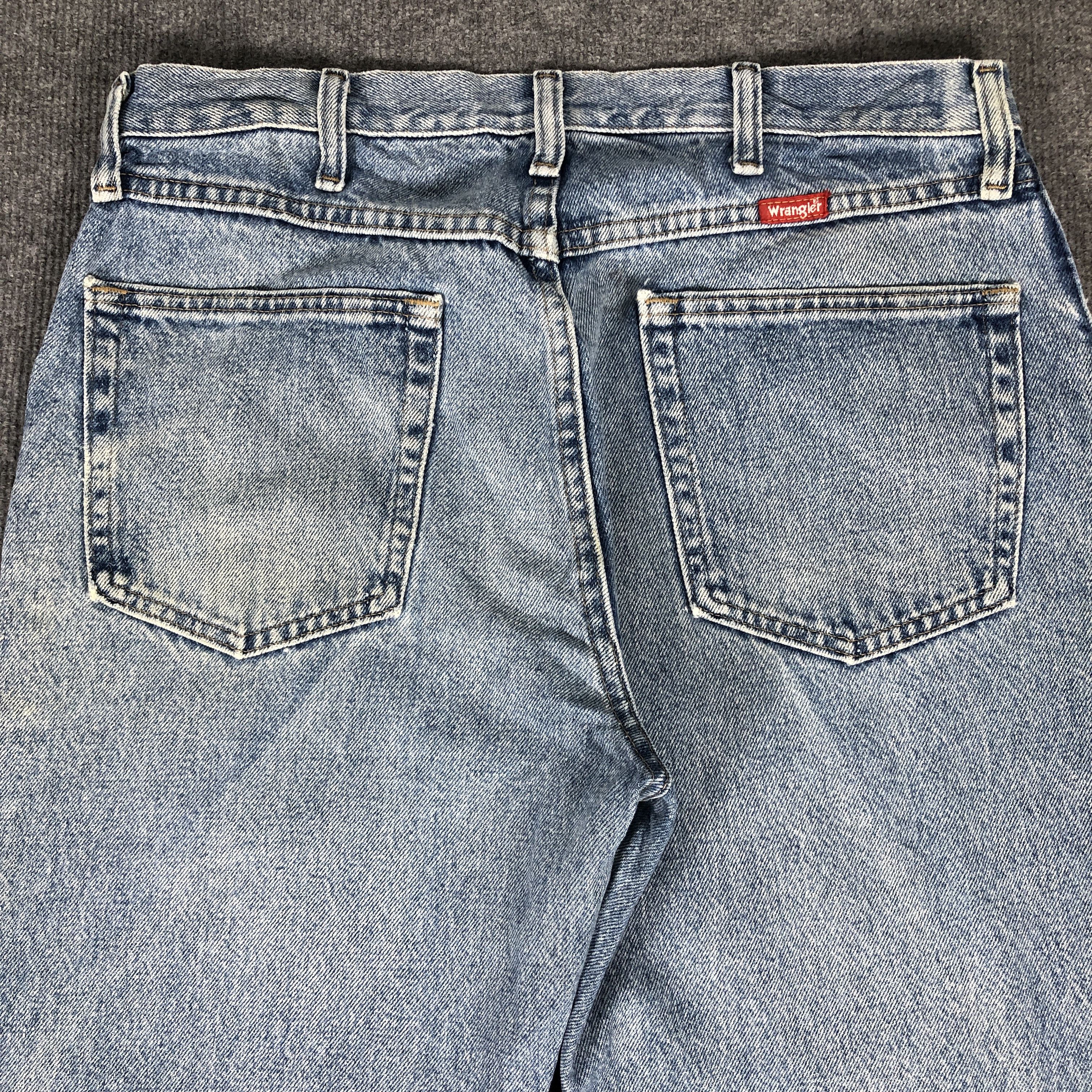 Vintage × Wrangler Vintage Wrangler Light Blue Wash Jeans L834 Size US 34 / EU 50 - 6 Thumbnail