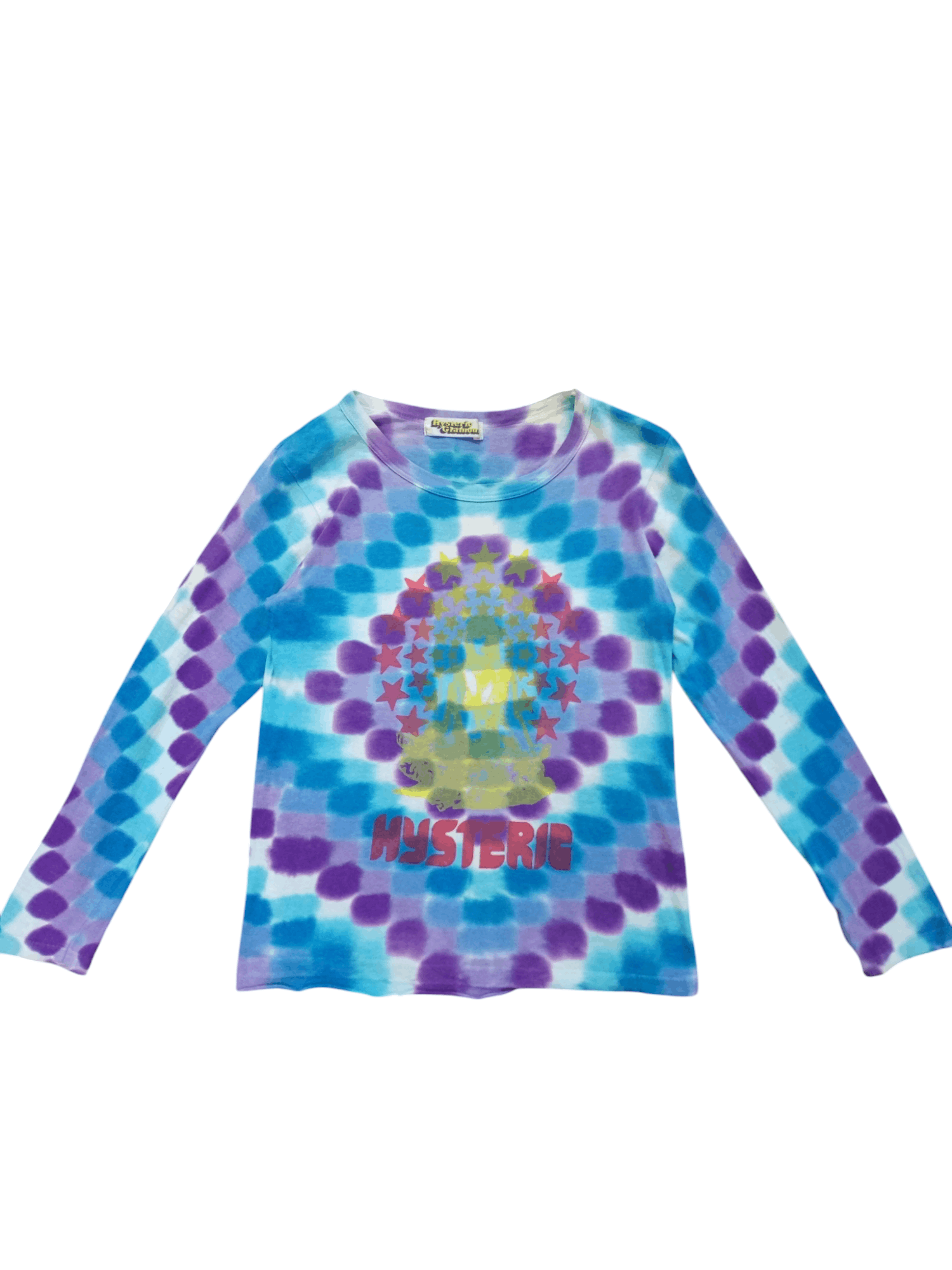 Hysteric Glamour Rare Vintage Hysteric Glamour Tie Dye Long Sleeve Tshirt Size US S / EU 44-46 / 1 - 1 Thumbnail