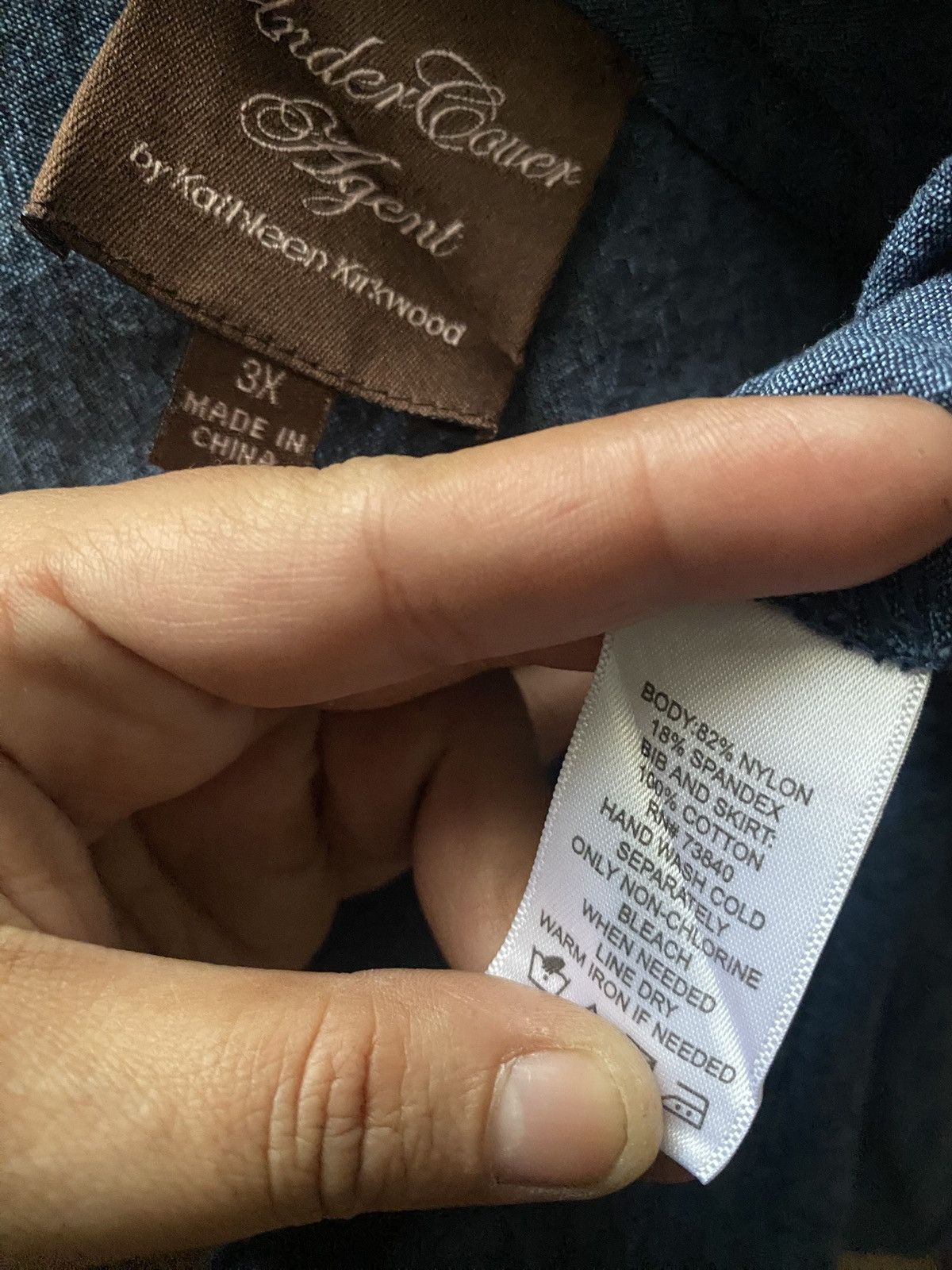 Vintage under couer agent (Size: 3x) Size 3XL / US 20-22 - 2 Thumbnail