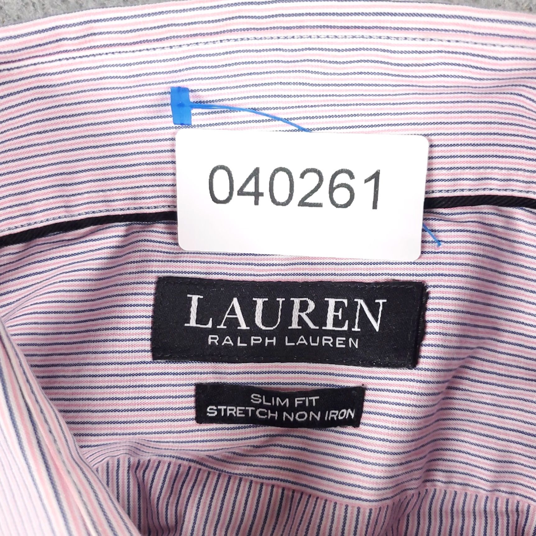 Ralph Lauren VINTAGE Ralph Lauren Shirt Mens Medium Pink Striped Button Up Long Sleeve Casual Formal Business Size US M / EU 48-50 / 2 - 6 Thumbnail