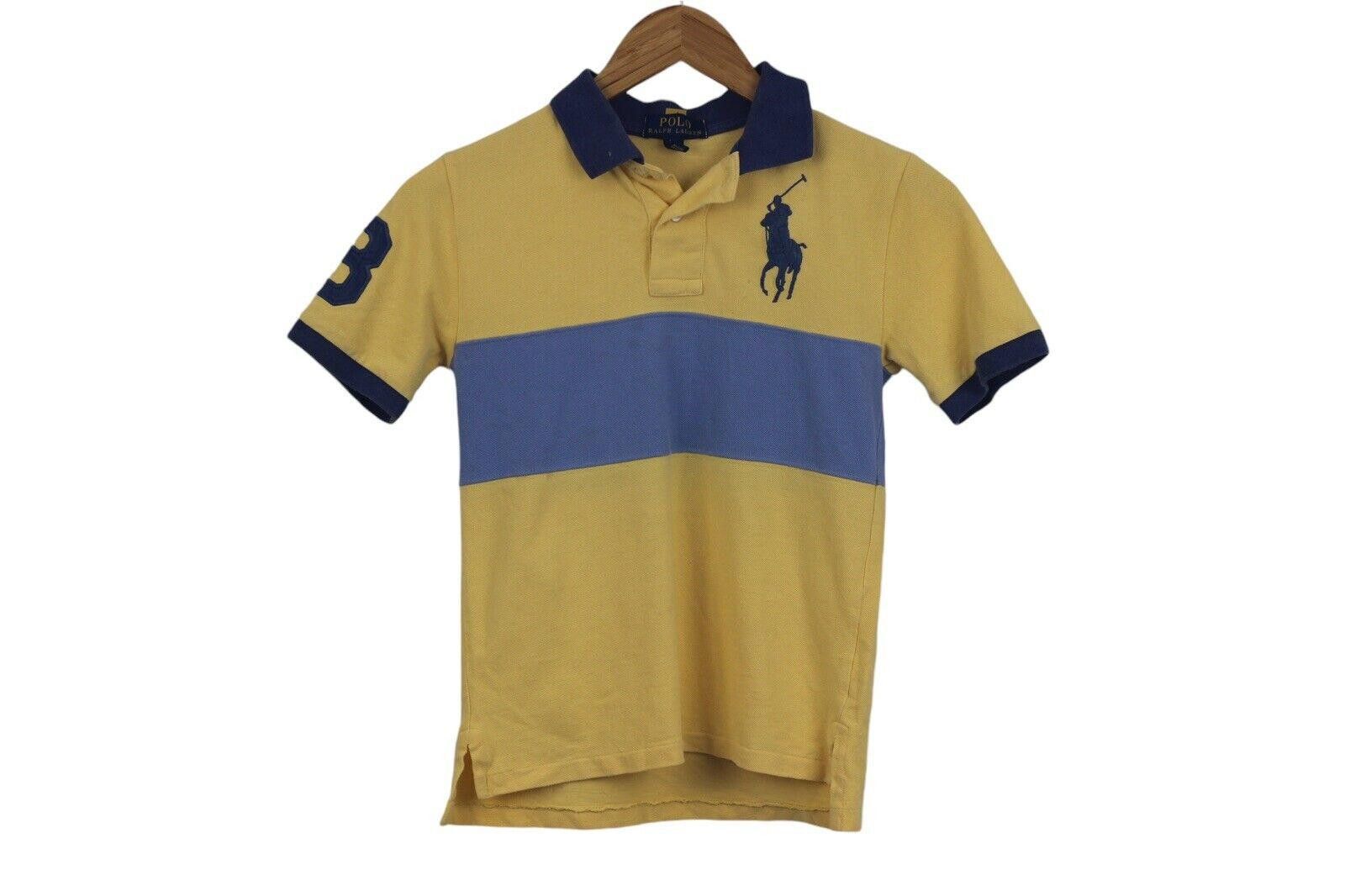 Polo Ralph Lauren Polo Ralph Lauren Boy's Big Pony 3-Patch Cotton Polo Shirt S Size US XXS / EU 40 - 1 Thumbnail
