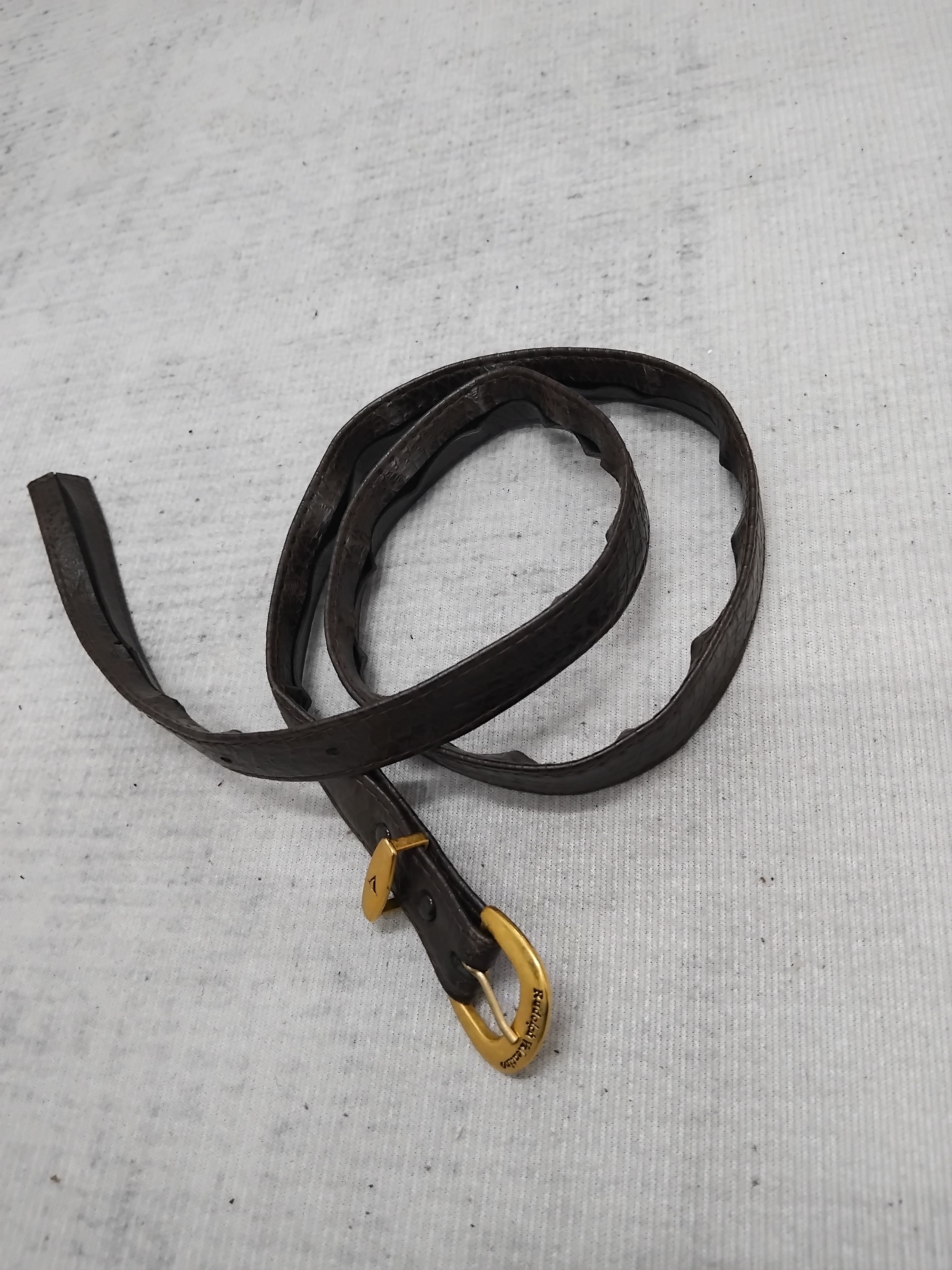 Japanese Brand 💥Rudolph Valentino brown colour belt Size ONE SIZE - 12 Thumbnail