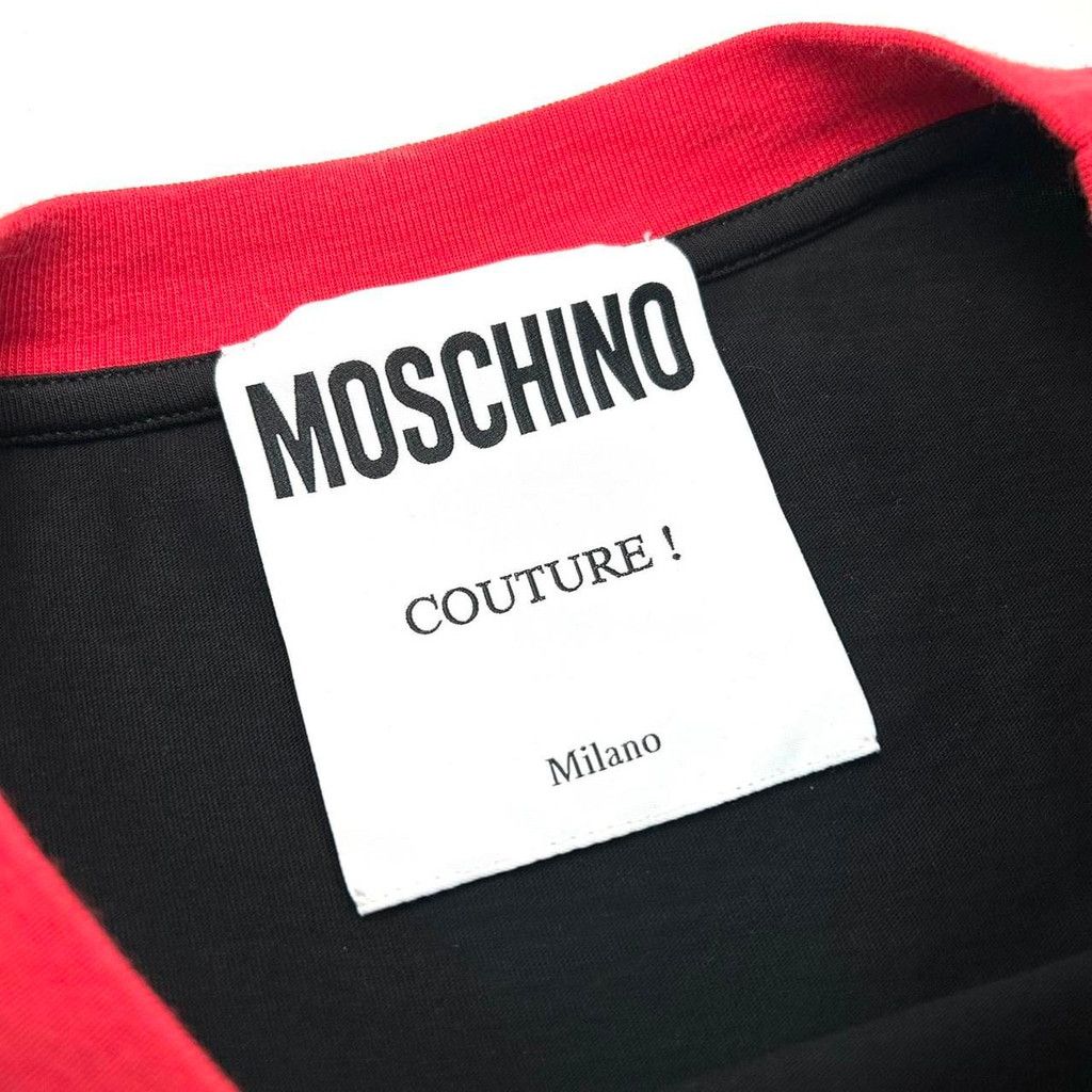 Moschino Jeremy Scott Moschino black tshirt with burger print Size XL / US 12-14 / IT 48-50 - 2 Thumbnail