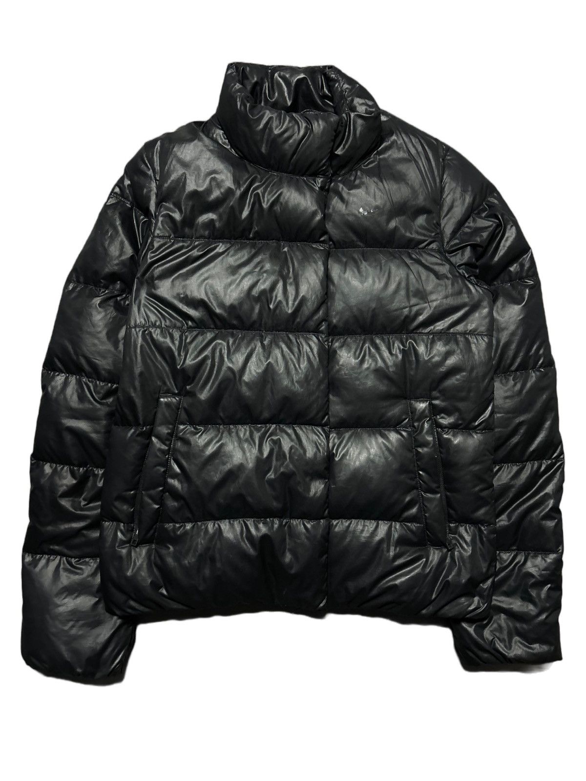 Nike × Vintage Nike black puffer jacket vintage down small swoosh Y2K Size US S / EU 44-46 / 1 - 1 Thumbnail