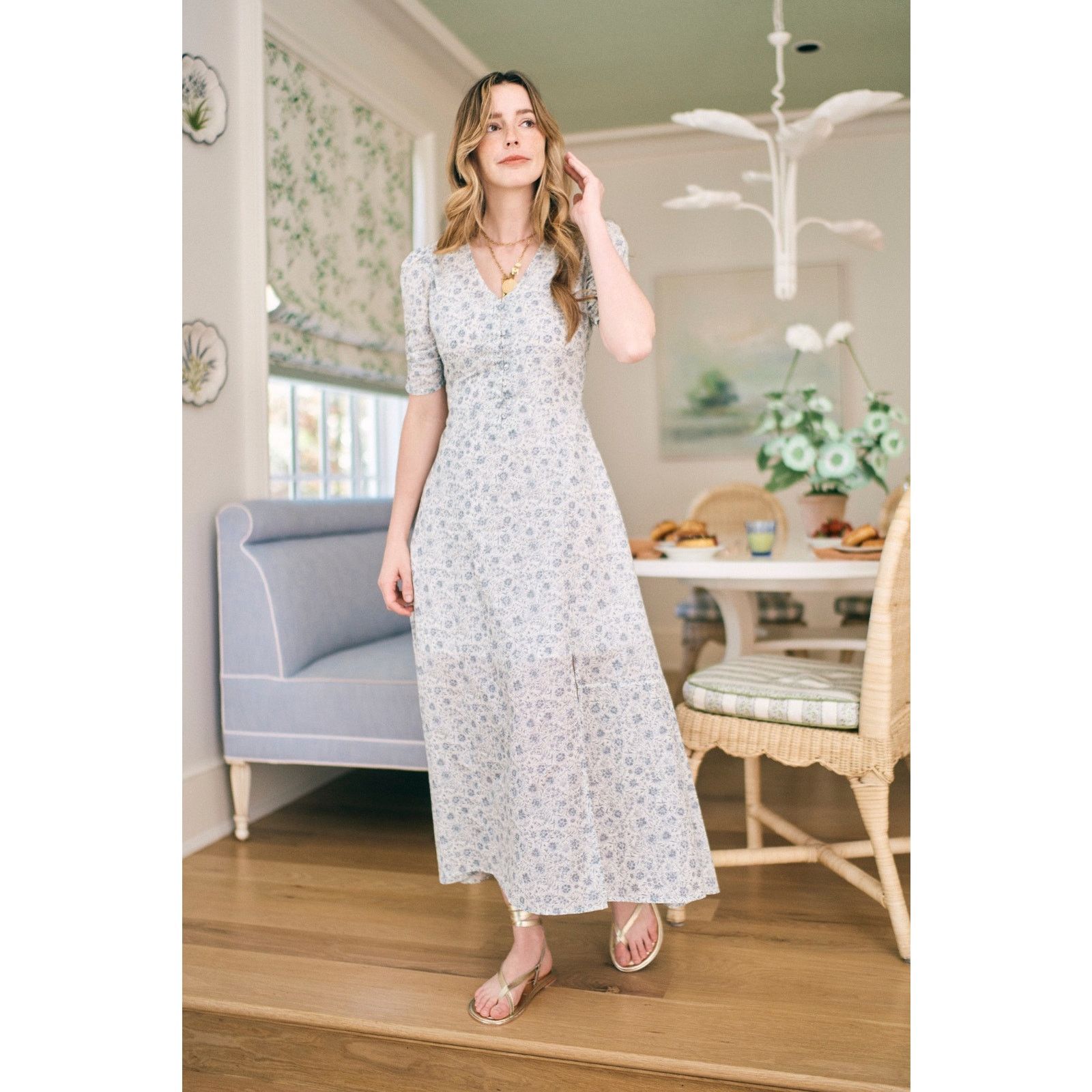 Anthropologie Baybala Elaine Dress in Treillage M Size M / US 6-8 / IT 42-44 - 3 Thumbnail