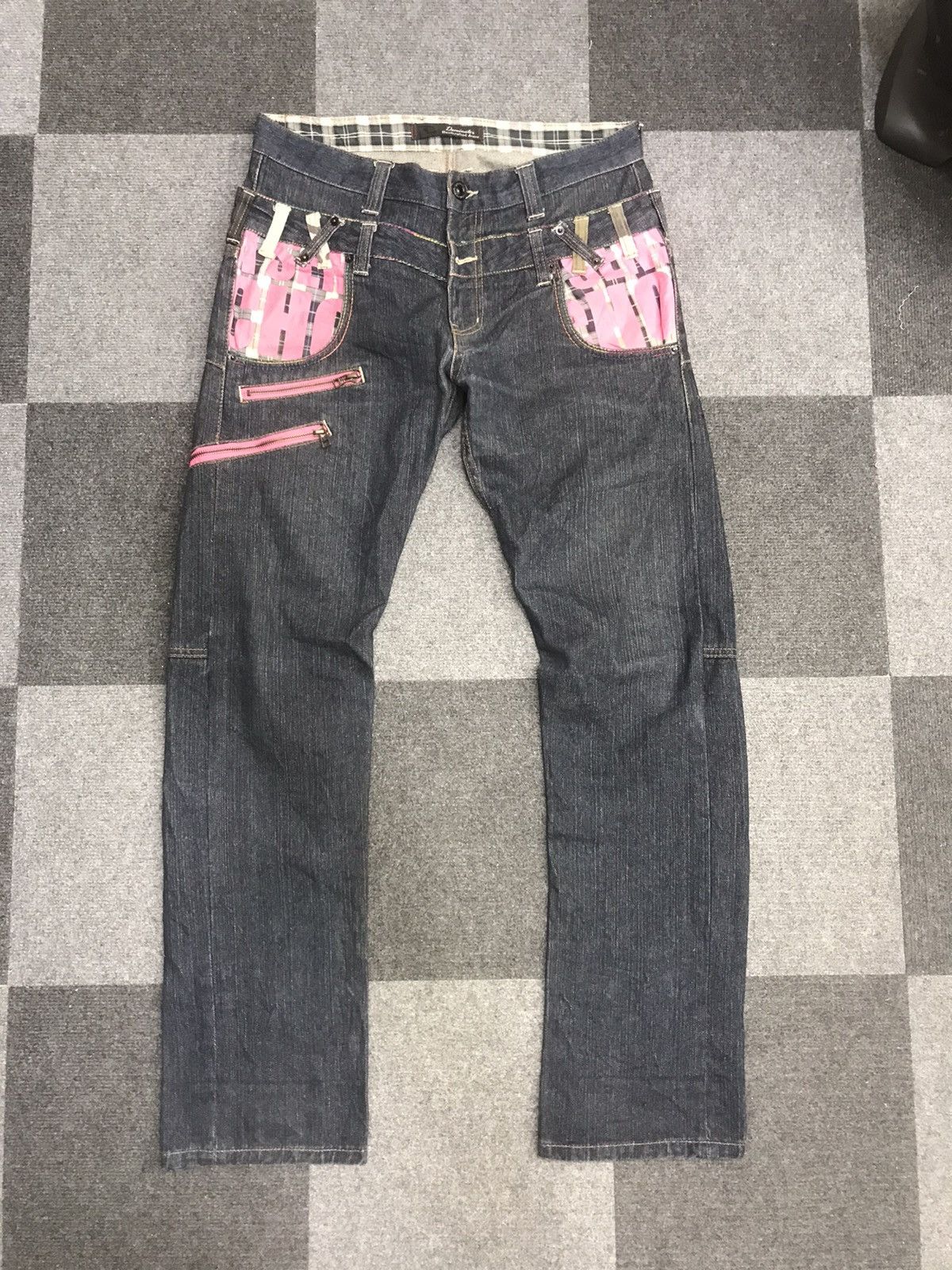 Other Double Waist💥Dominate Handcrafted Double Waist Punk Jeans Size US 33 - 1 Thumbnail