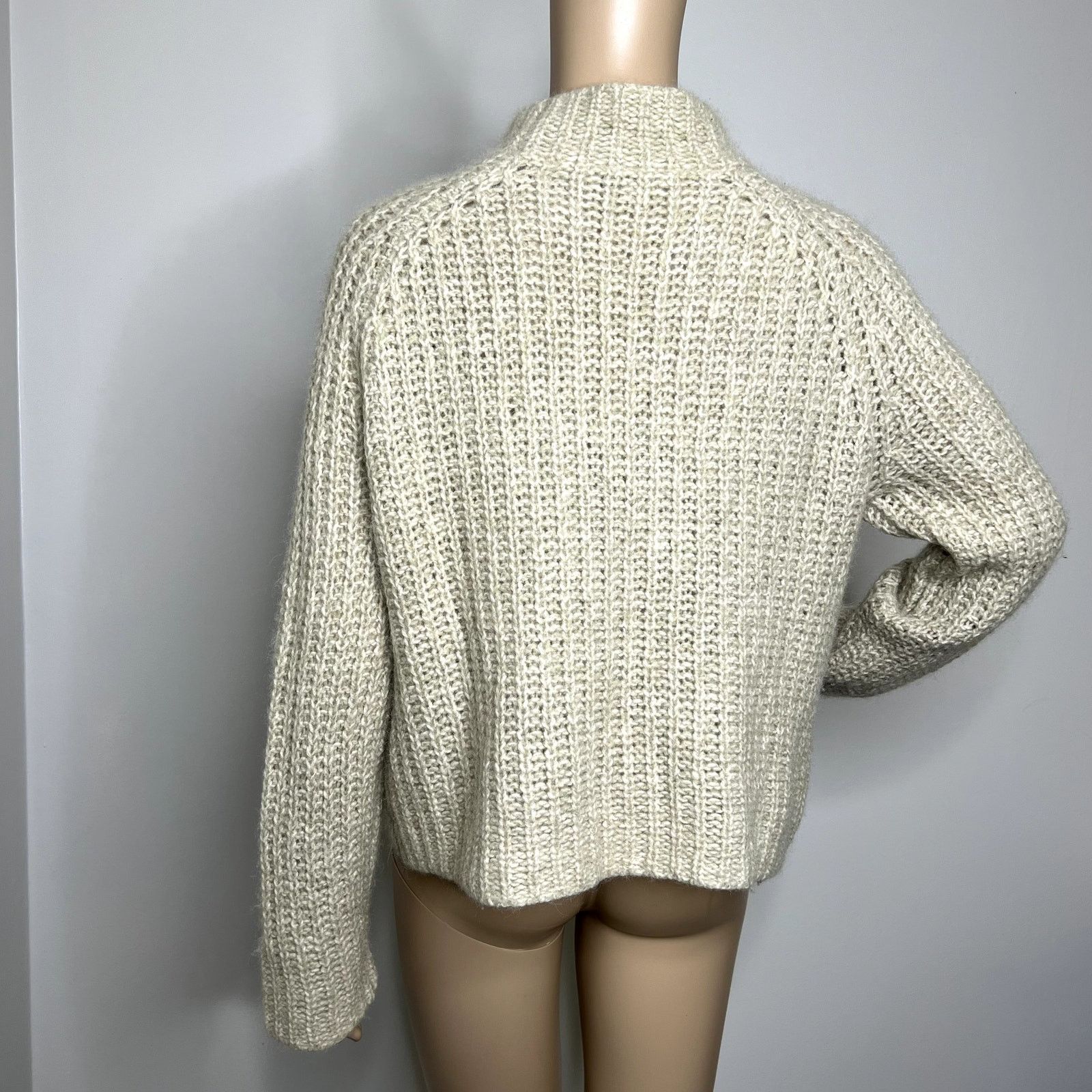 Vince Vince Alpaca Wool Mohair Knit Pullover Sweater Size L / US 10 / IT 46 - 3 Thumbnail