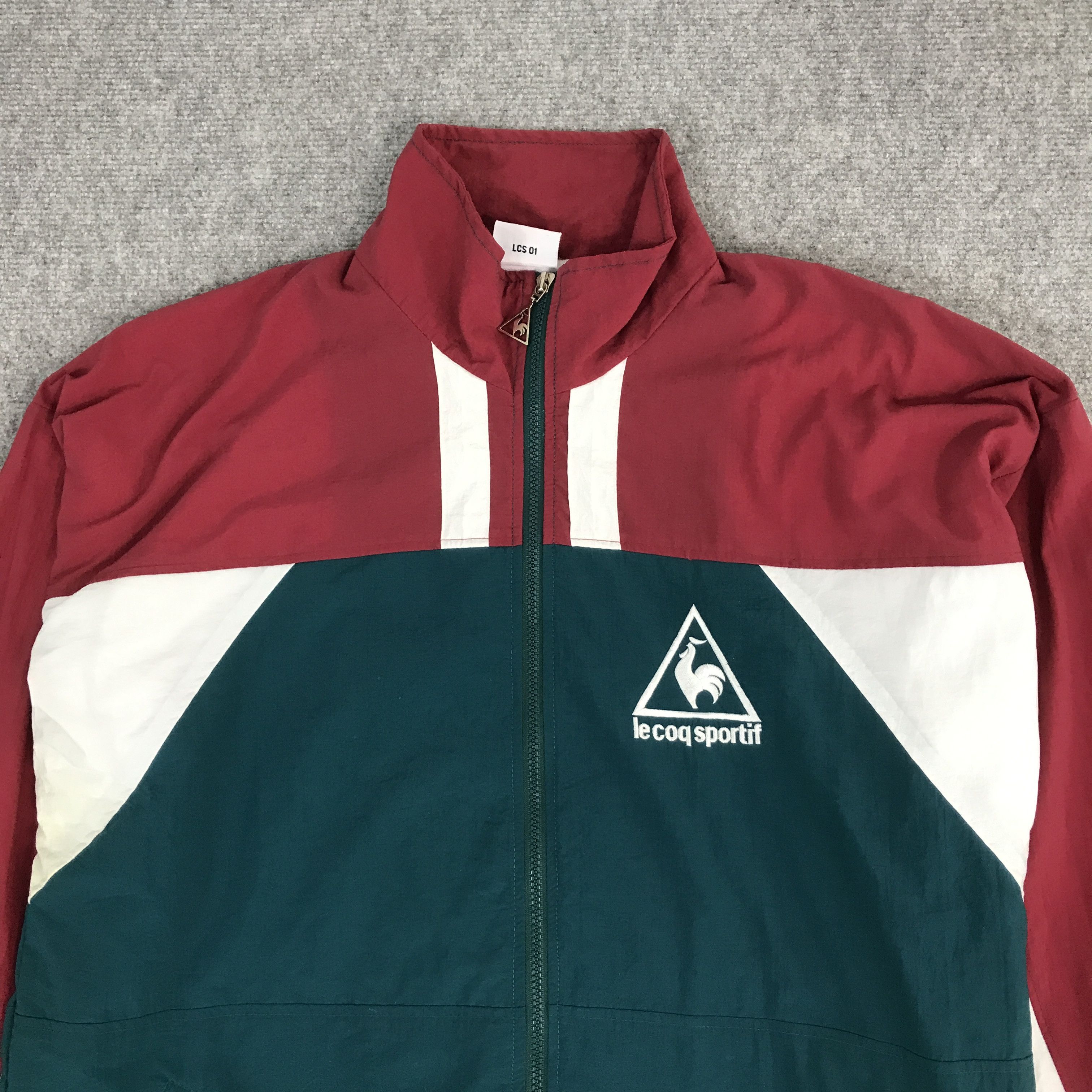 Le Coq Sportif × Vintage VTG LE COQ SPORTIF MULTICOLOU JACKET Size US L / EU 52-54 / 3 - 2 Thumbnail