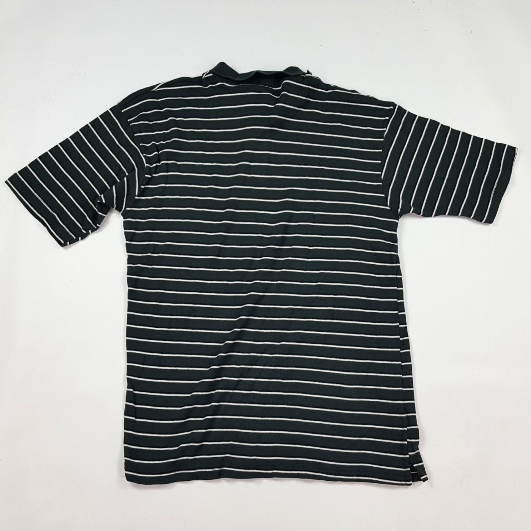 Vintage Duck Head Striped Green Polo Shirt Men's XL Outdoor Work Polo Shirt Button Vintage 90s Casual Hats? Size US XL / EU 56 / 4 - 5 Thumbnail