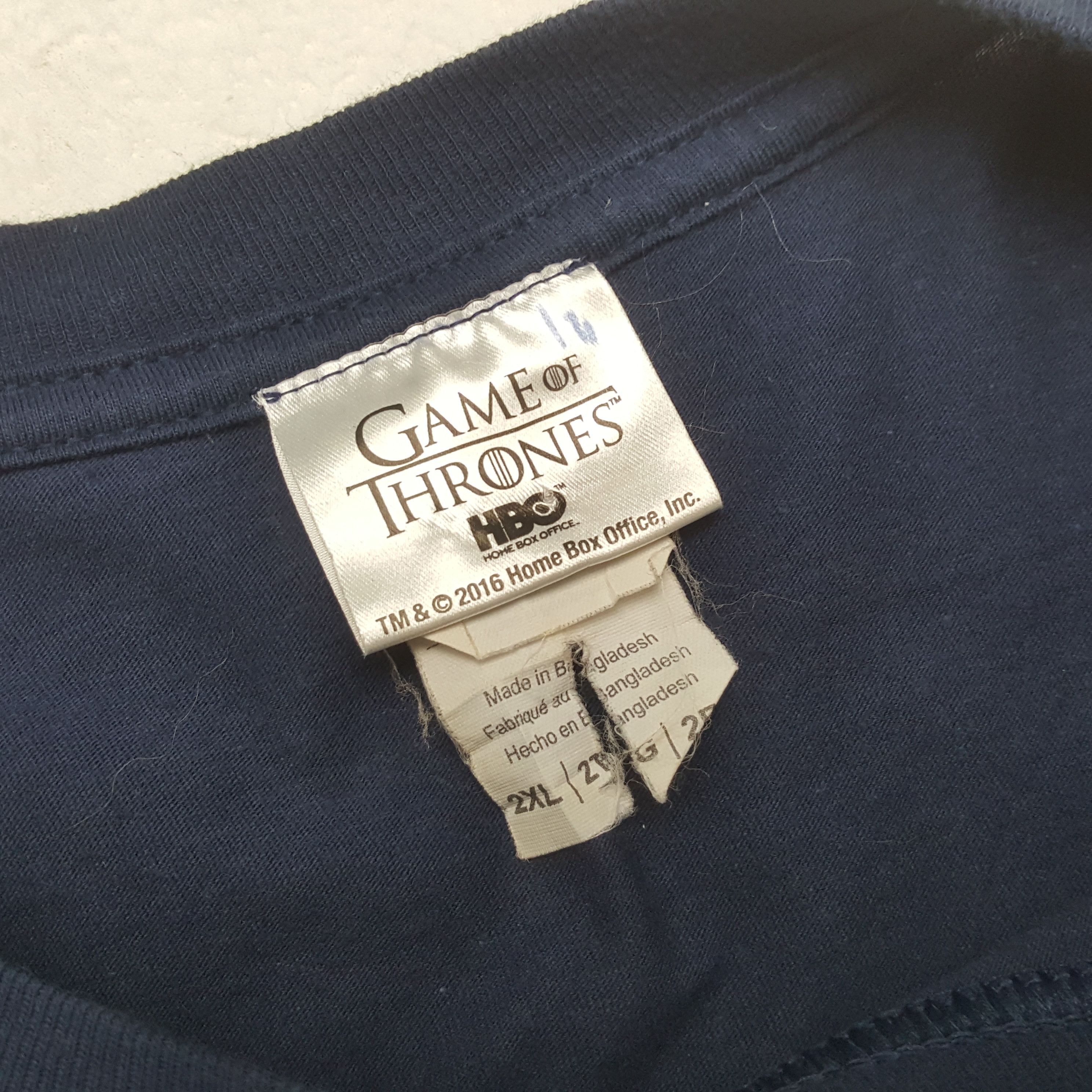 Vintage Vintage White Walker Game Of Thrones Movies T-shirt RR7 Size US XL / EU 56 / 4 - 4 Thumbnail
