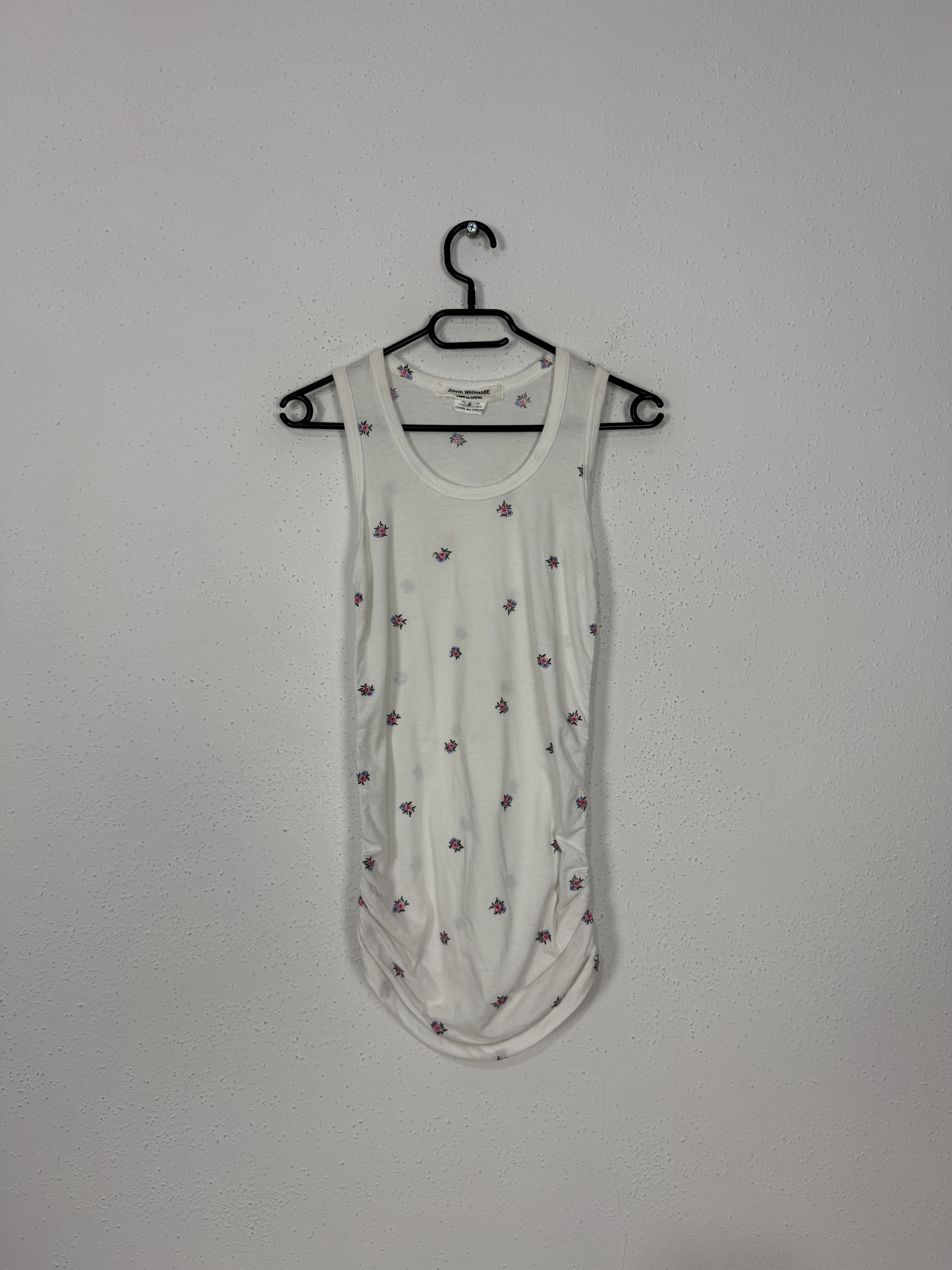 JUNYA WATANABE S/S 2003 Floral Print Parachute Tank Top