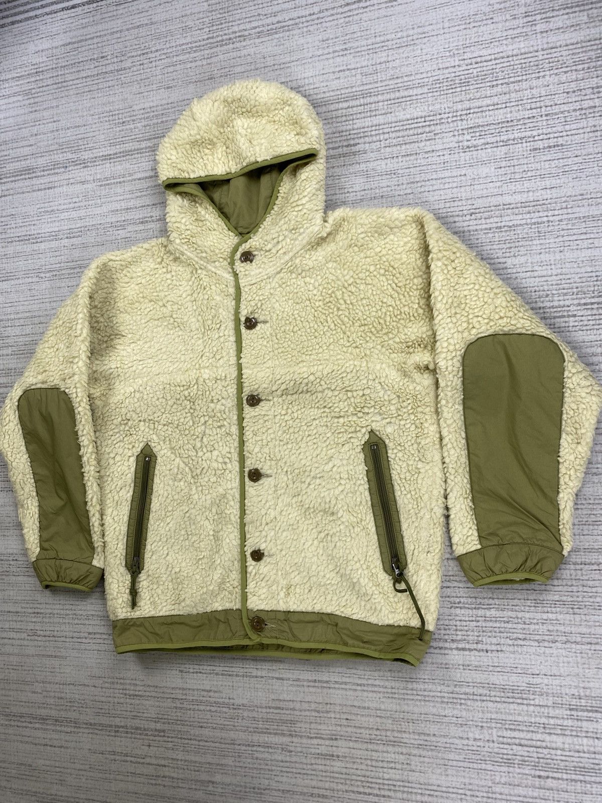 If Six Was Nine × Japanese Brand × Vintage Vintage CYCLETOGS West Ride Sherpa Pile Hoodie Jacket Size US M / EU 48-50 / 2 - 4 Thumbnail