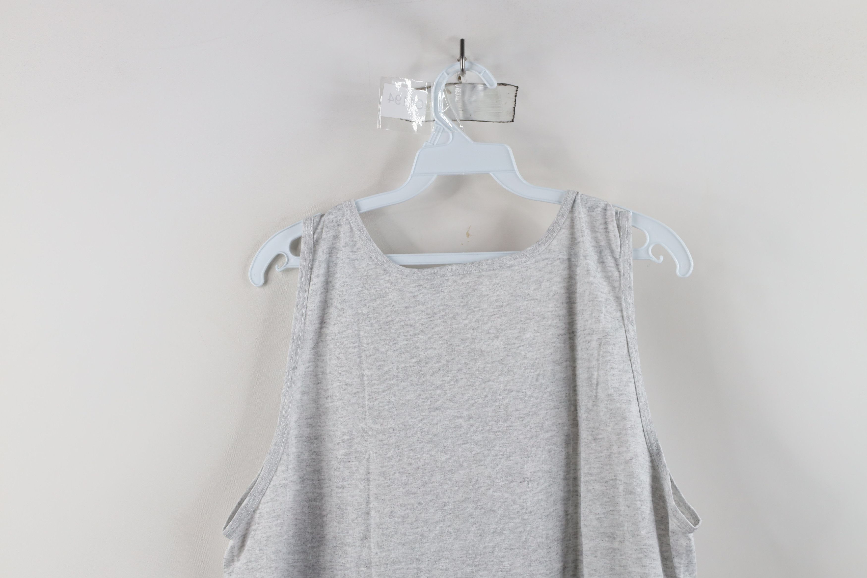 Vintage Vintage 90s Streetwear Tank Top T-Shirt Heather Gray USA Size US L / EU 52-54 / 3 - 8 Thumbnail