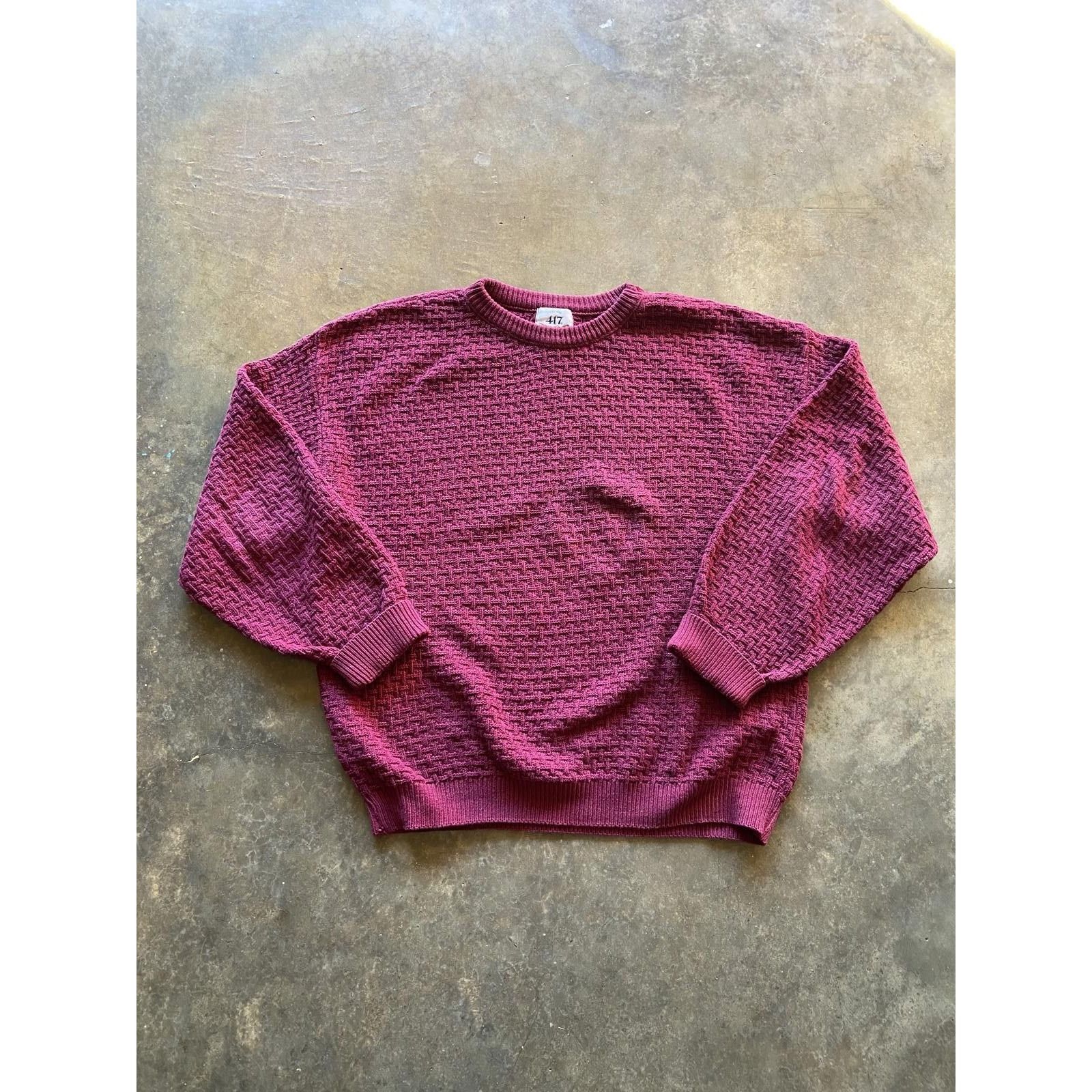 Designer × Vintage Vintage Boxy Coogi Style Cable Knit Sweater XL Size US XL / EU 56 / 4 - 1 Thumbnail