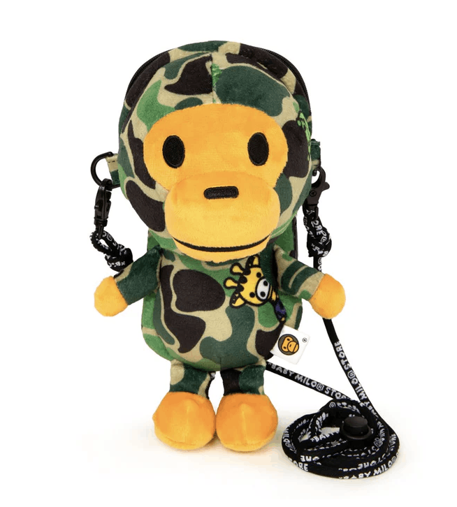 Bape Bape BABY MILO camo PLUSH MOBILE BAG Size ONE SIZE - 1 Thumbnail