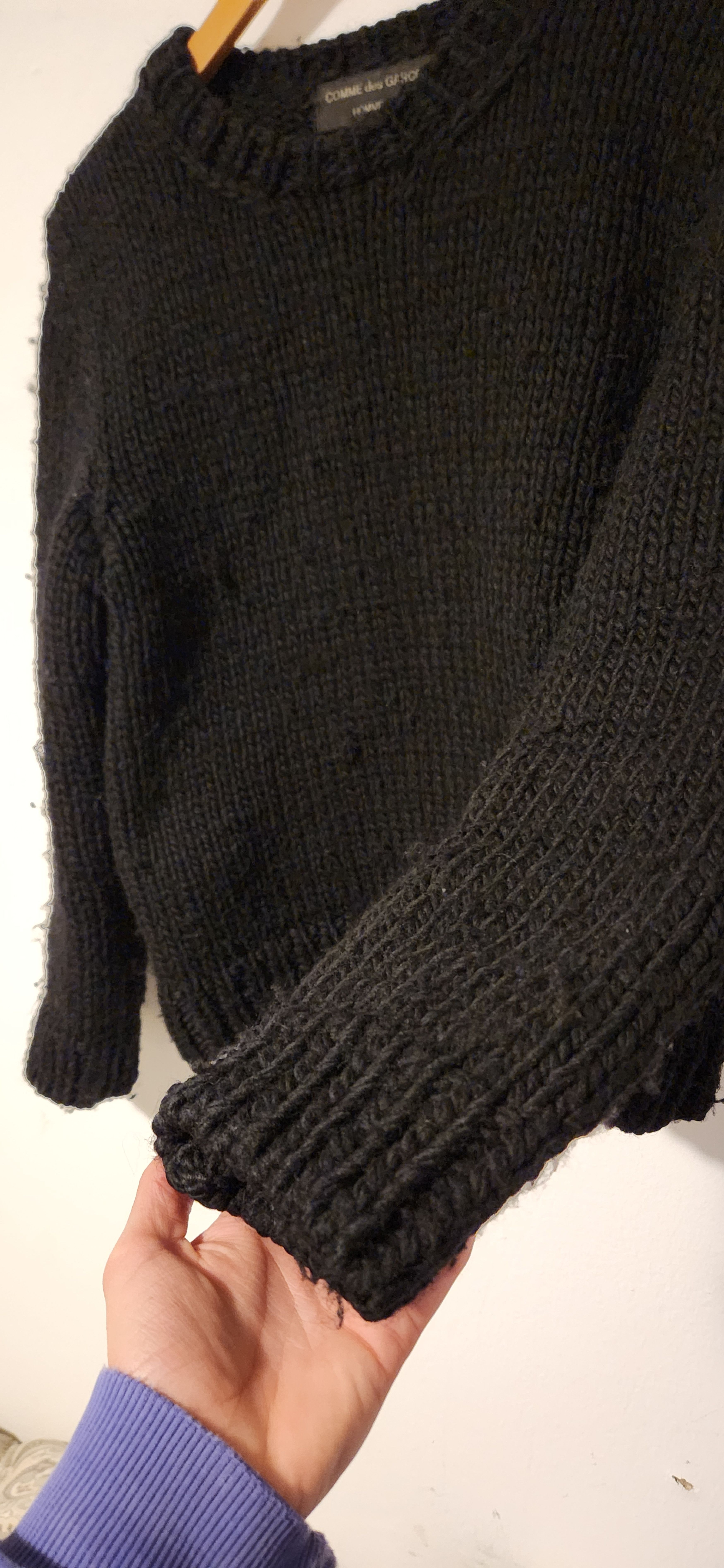 Comme des Garcons Homme Plus Comme des Garçons Homme Wool Sweater Size US M / EU 48-50 / 2 - 5 Thumbnail