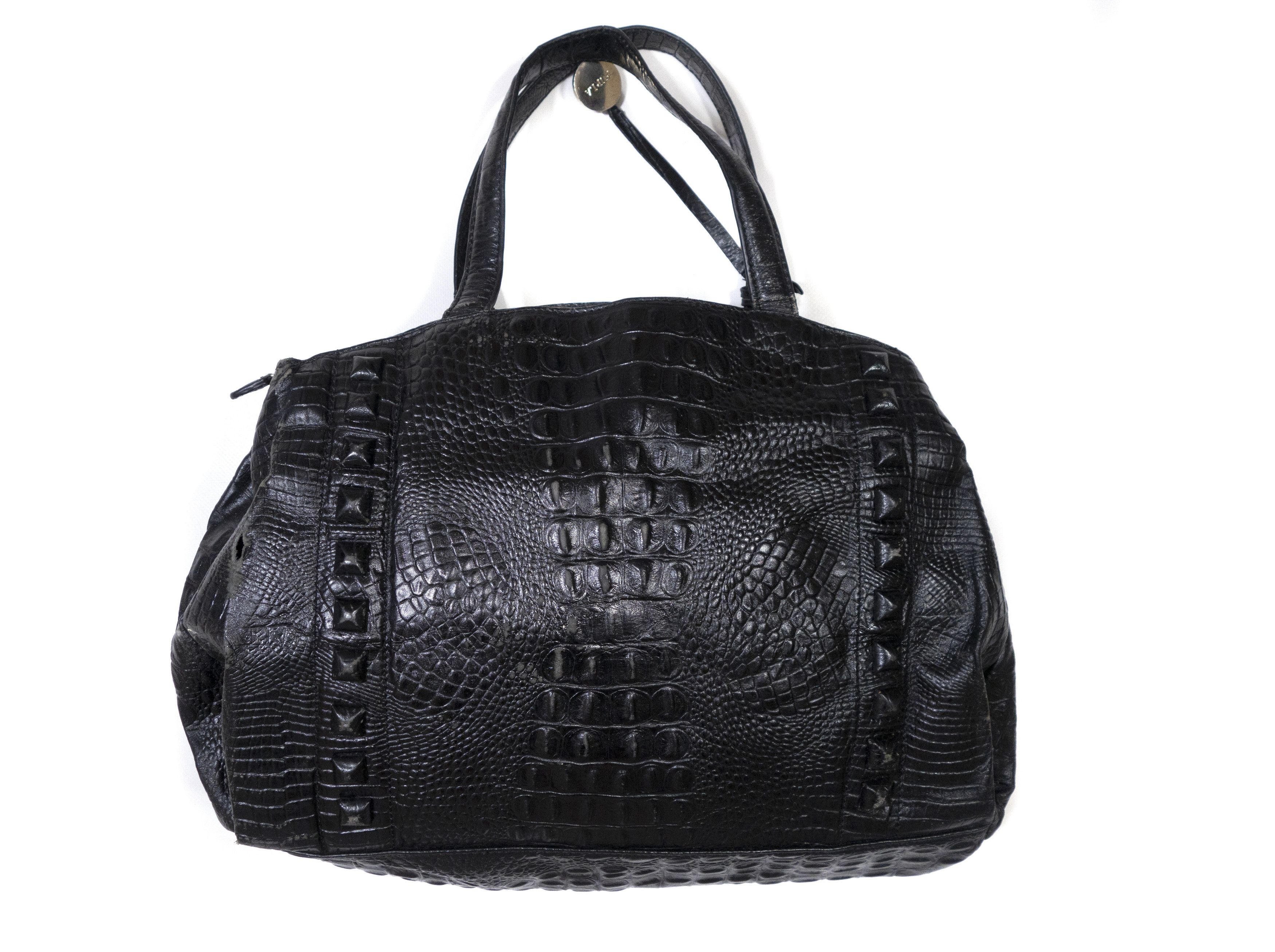 Furla 90S "Crocodile" Leather Bag Vintage Size ONE SIZE - 3 Thumbnail