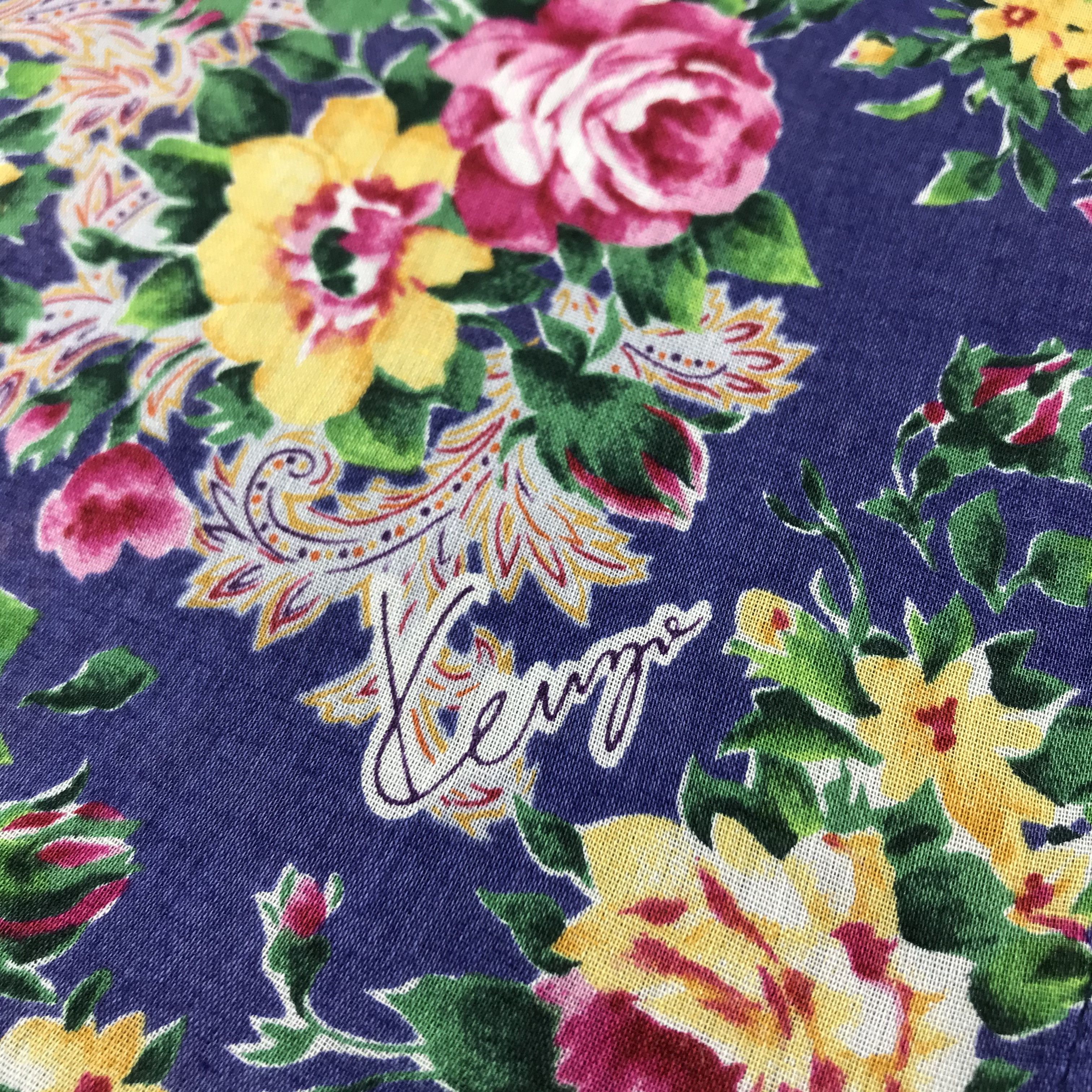 Kenzo Kenzo Floral Handkerchief Neckerchief Bandana H193 Size ONE SIZE - 4 Thumbnail
