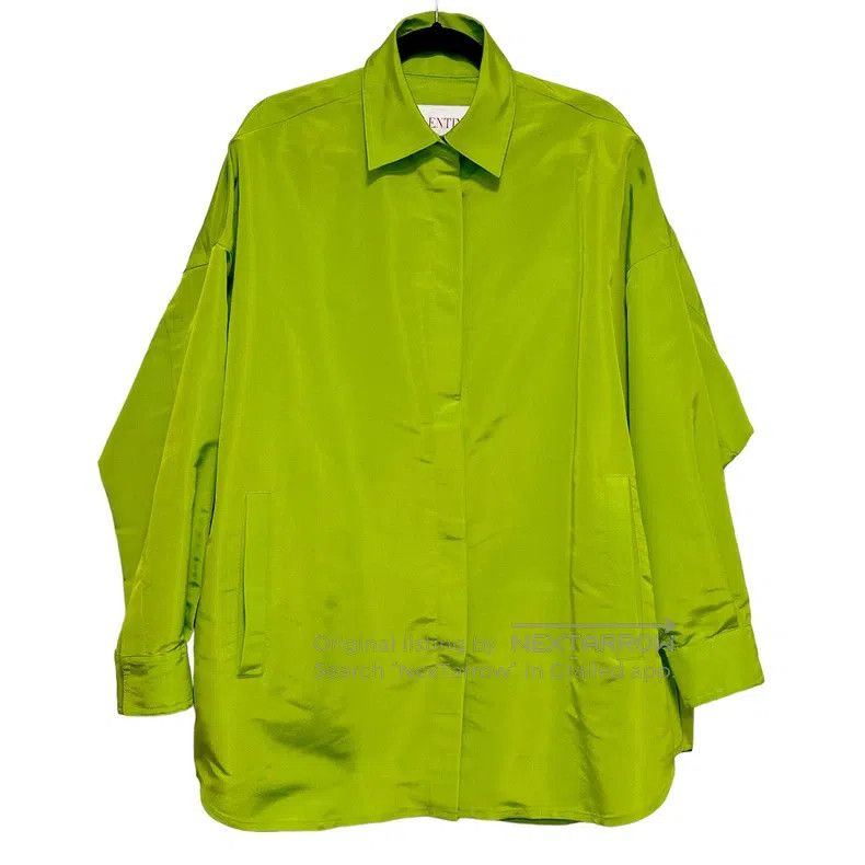Valentino Valentino Silk green OS jacket Size S / US 4 / IT 40 - 1 Thumbnail
